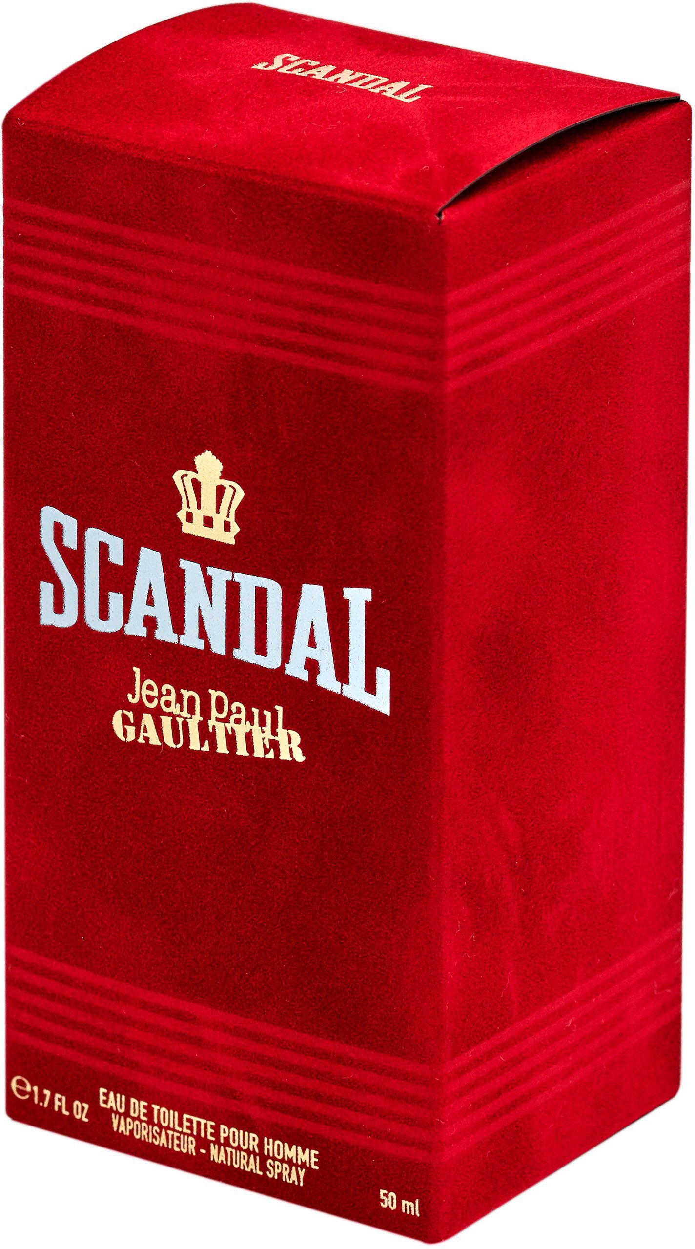 JEAN PAUL GAULTIER Eau de Toilette Scandal Pour Homme, mit holziger Note
