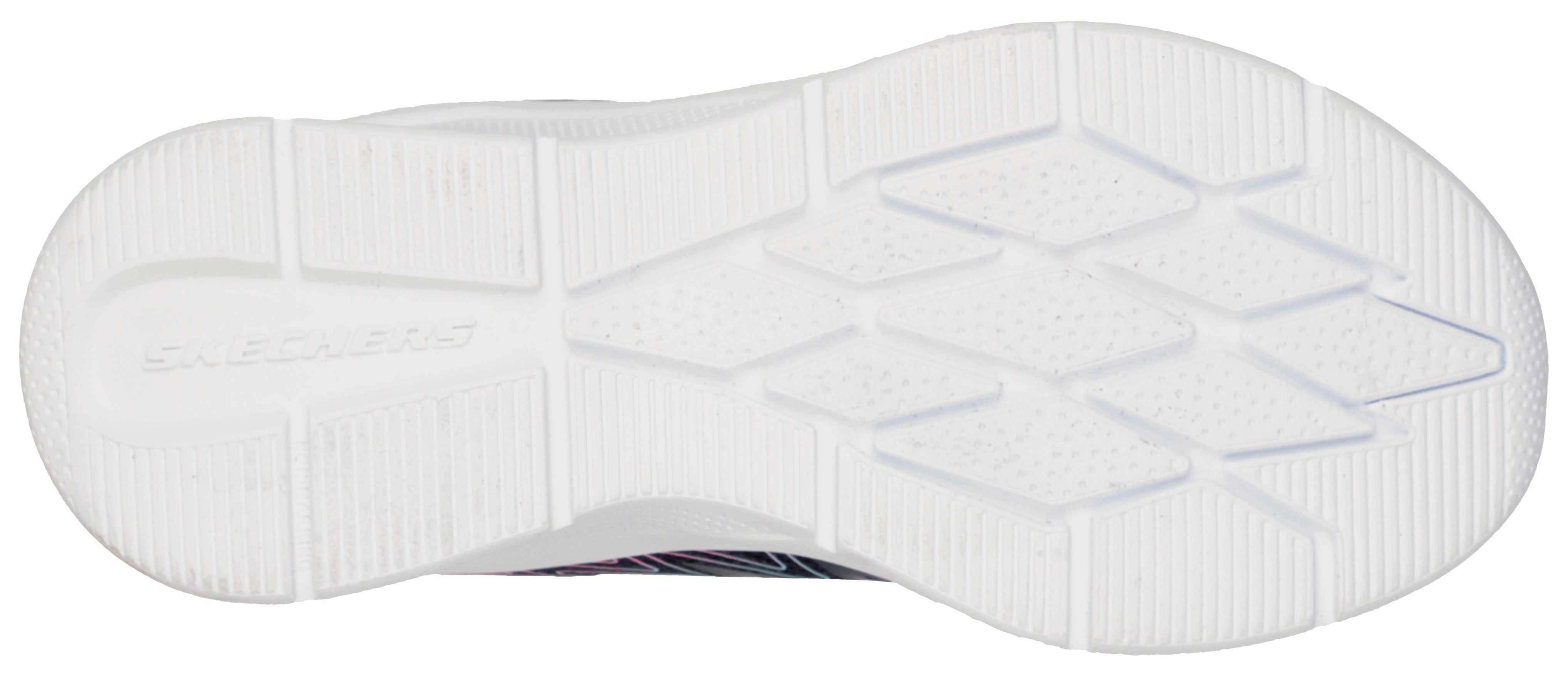 Skechers mit (20203130) Kontrast-Details Sneaker NVY BOLD MICROSPEC bunten DELIGHT Kids
