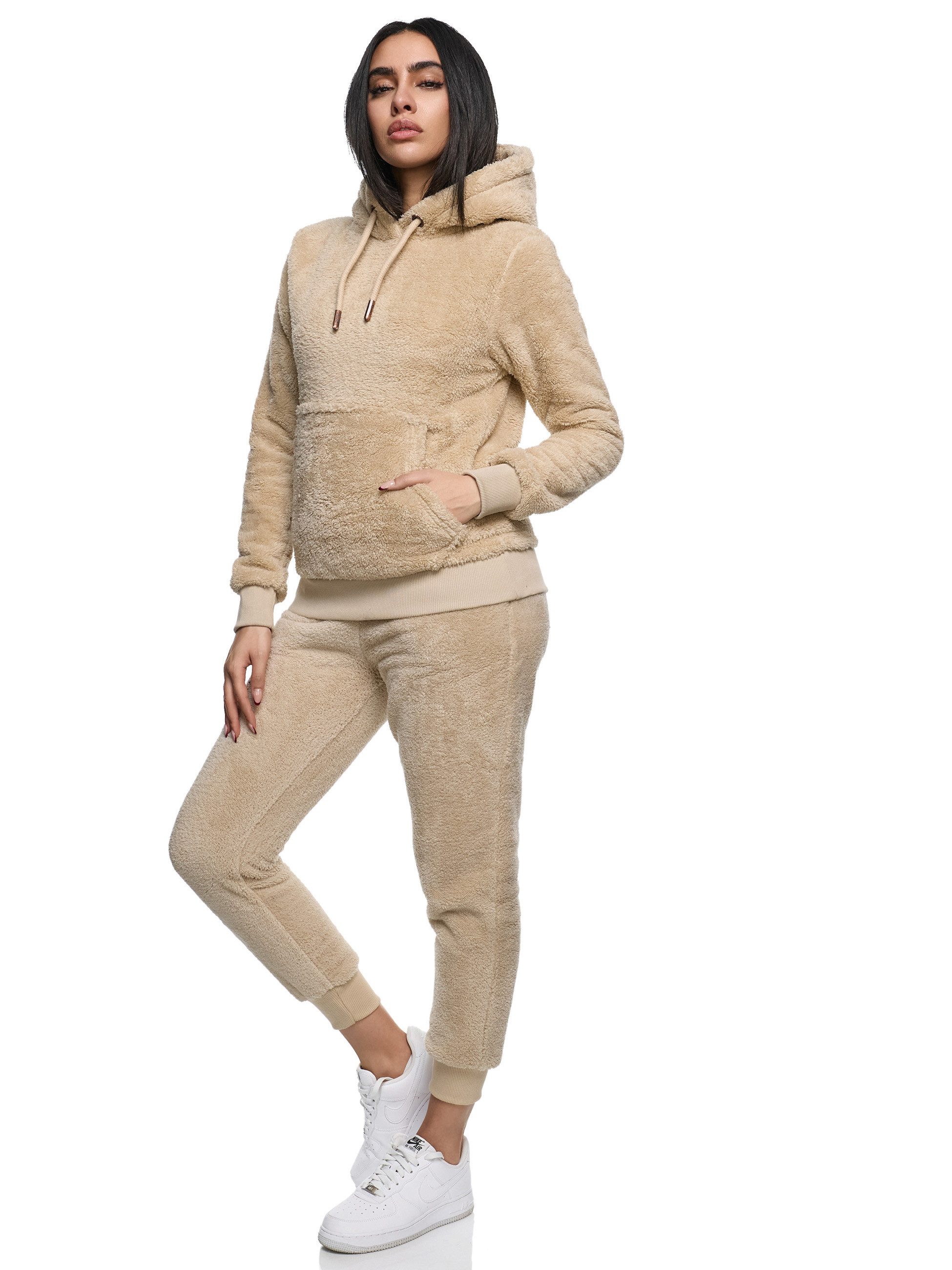 REPUBLIX Jogginganzug EMERY, Damen Plüsch Zweiteiler Hausanzug Training Spo günstig online kaufen