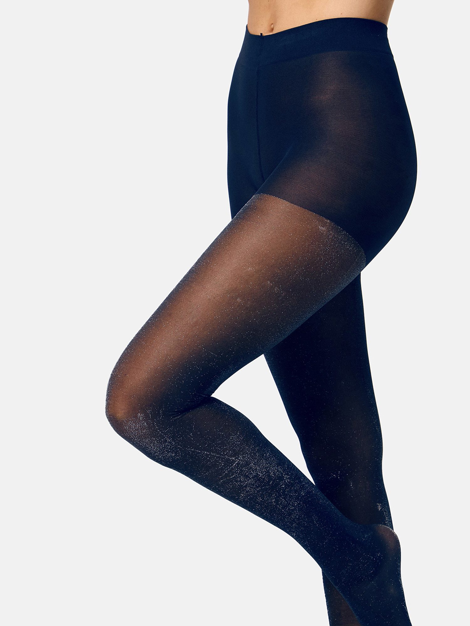 Nur Die Feinstrumpfhose Glitzer Transparente Strumpfhose, Nylon