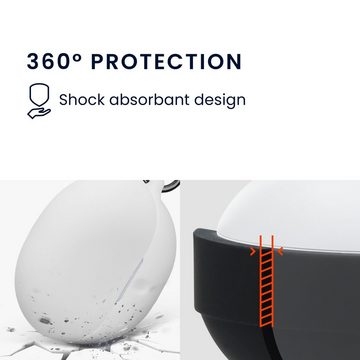 kwmobile Kopfhörer-Schutzhülle Hülle für SoundPeats Clear, Silikon Schutzhülle Etui Case Cover für In-Ear Headphones