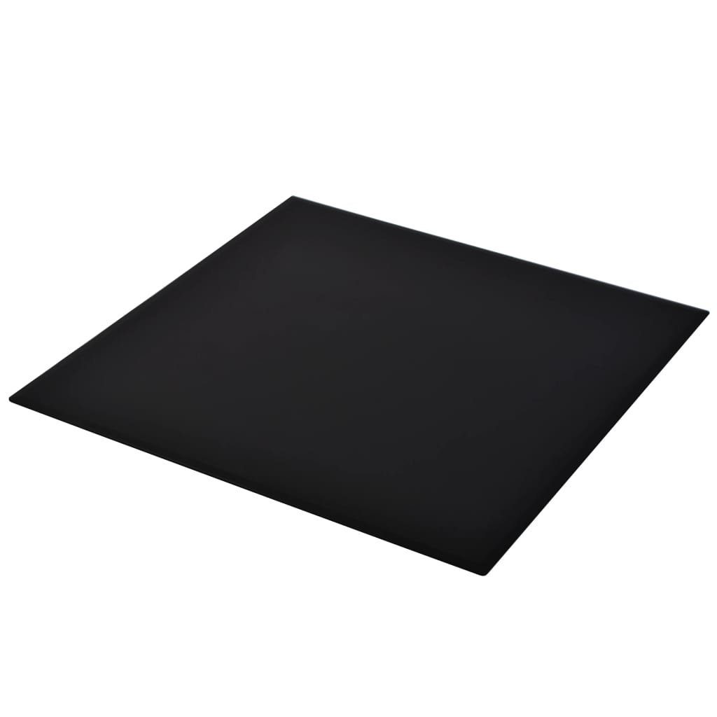 furnicato Tischplatte aus gehärtetem Glas Quadratisch 700 x 700 mm (1 St)