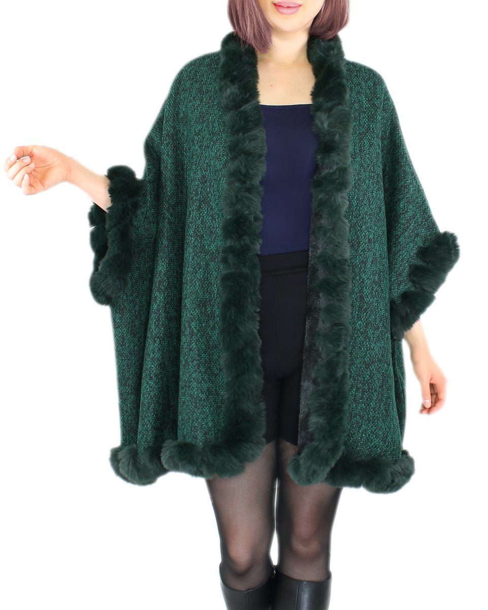 dy_mode Poncho Damen Poncho mit Innenfutter günstig online kaufen
