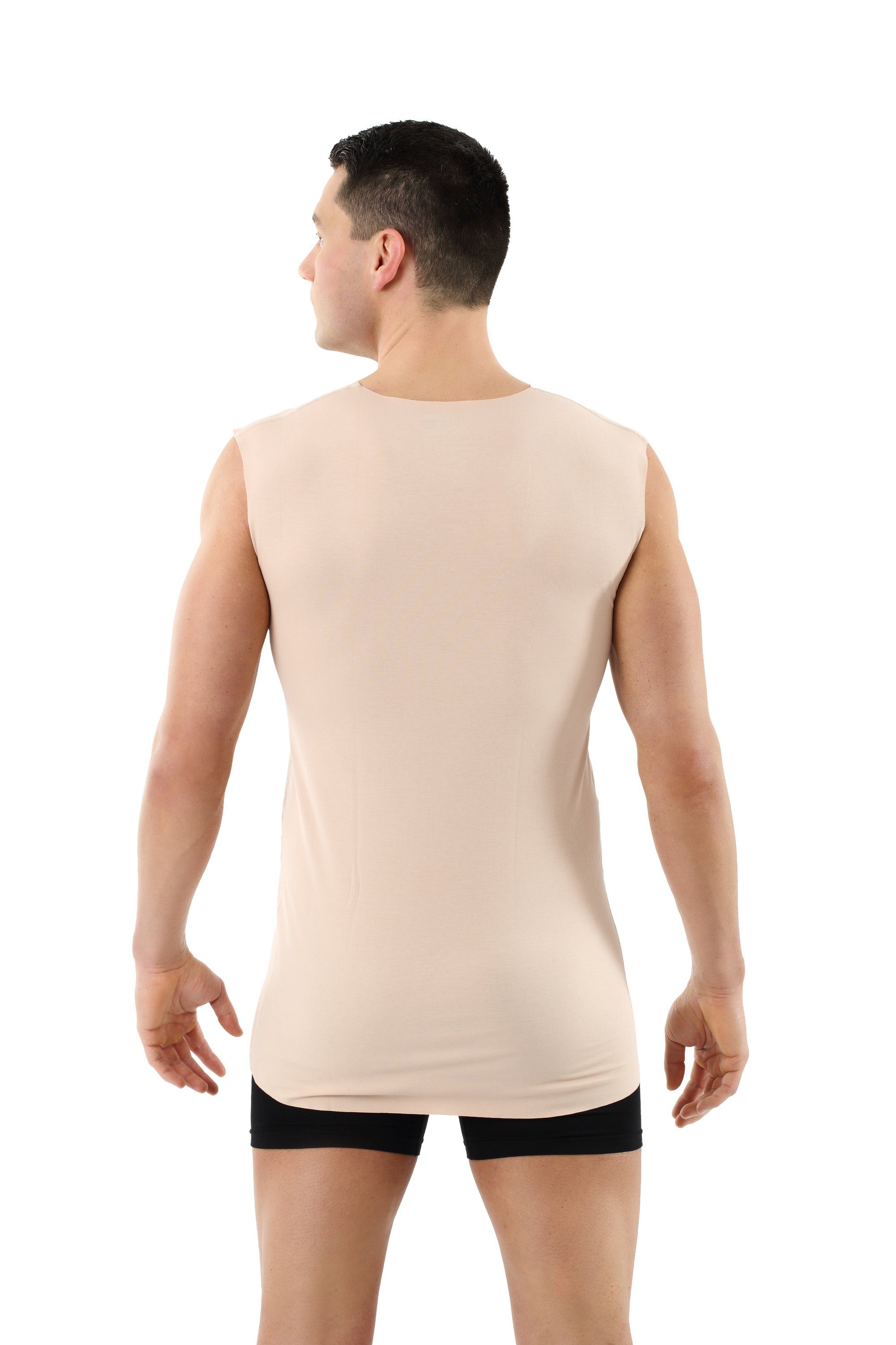 Albert Kreuz Achselhemd Lasercut ohne Saum V-Neck ohne Arm (kein Set, 1-St., kein Set)