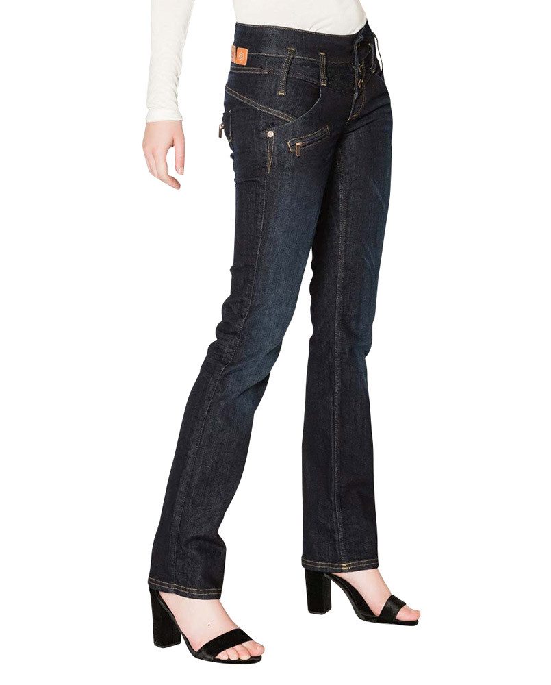 Gerade Jeans Amelie stretch Denim eclipse