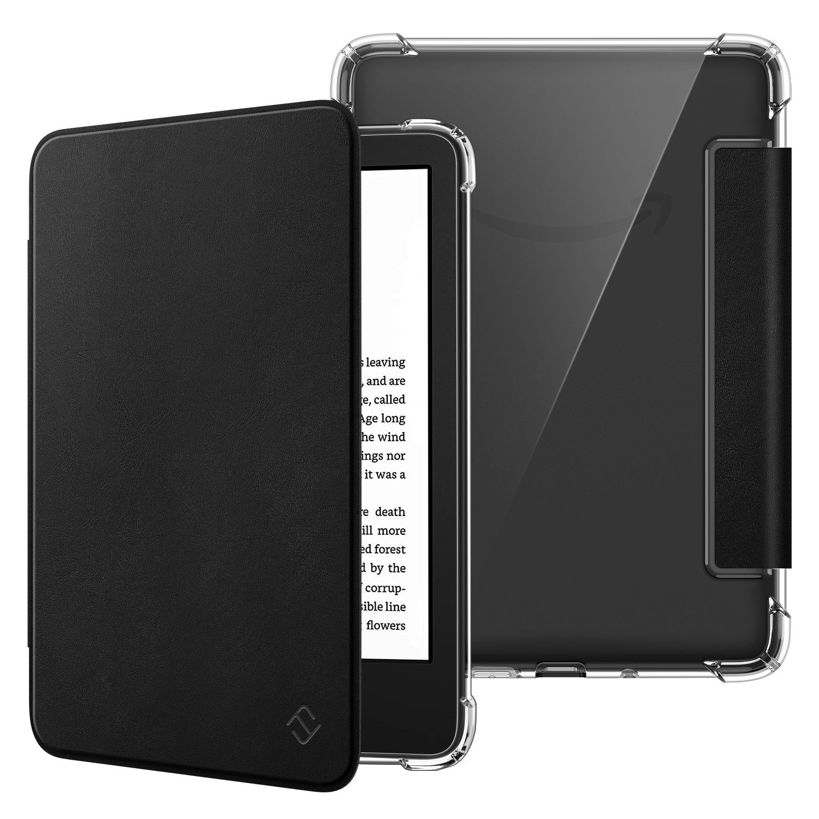 Fintie E-Reader-Hülle für 6" Kindle (11. Generation)–2024/2022, Clear Weich TPU Schutzhülle, mit Auto Sleep/Wake für 6 Zoll Kindle Basic 2024