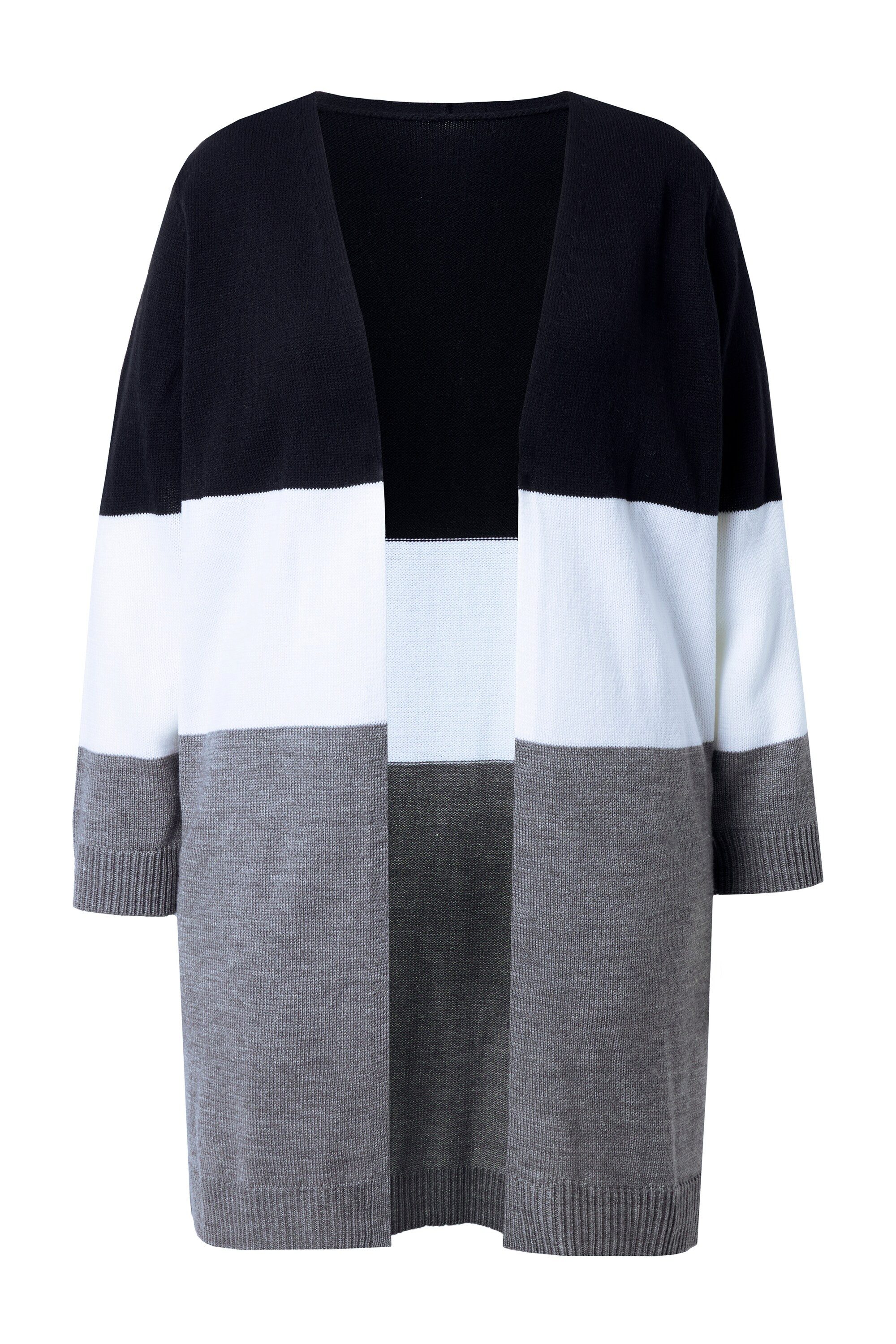 Angel of Style Strickjacke Long-Strickjacke Blockstreifen offene Form günstig online kaufen