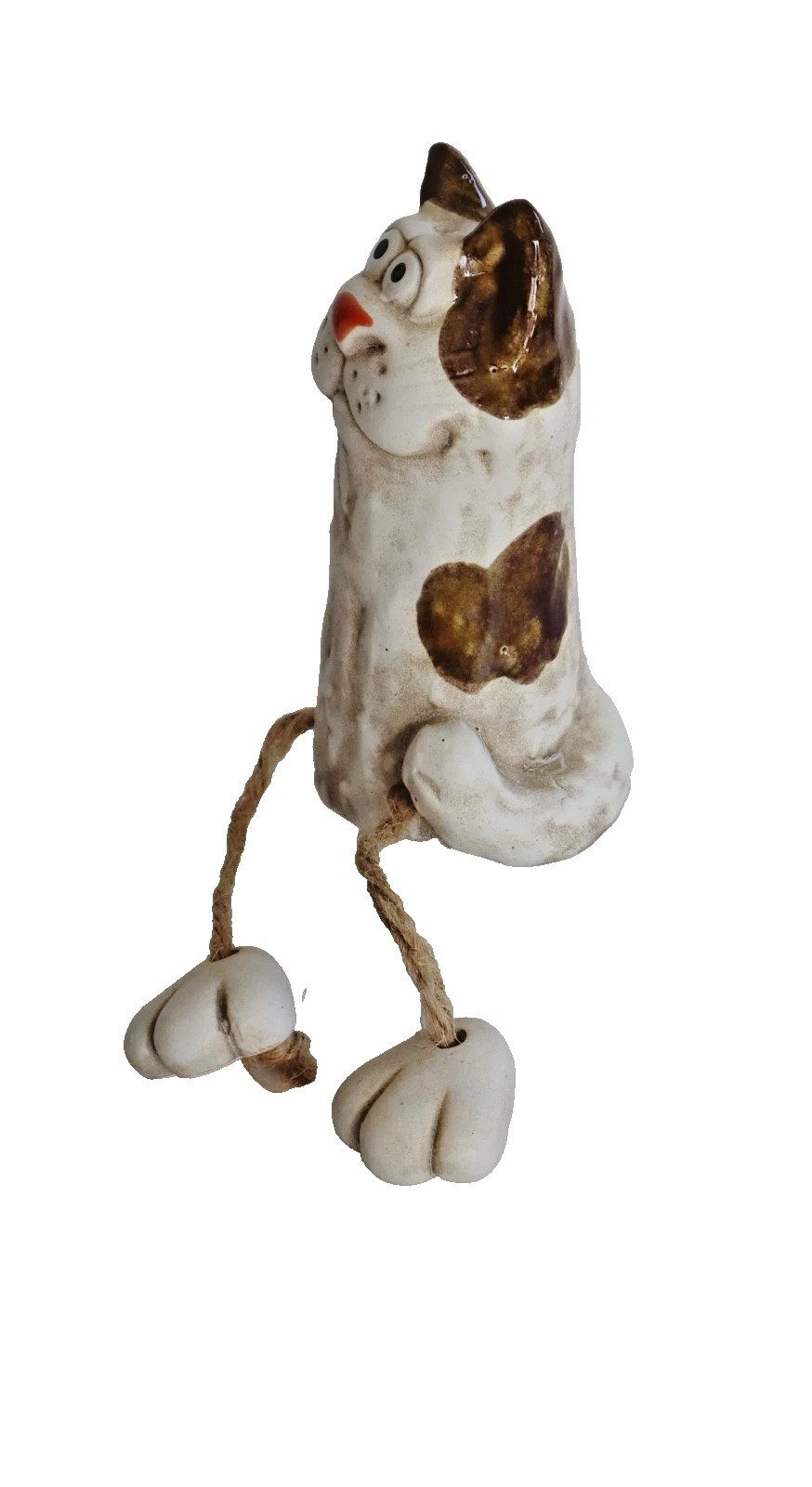 dekotrend.gallery Kantenhocker Kantenhocker Katze Keramik Gartenstecker Deko Tier Skulptur Figur, Zaunhocker Zaunsitzer Dekofigur Dekoskulptur Dekoobjekt