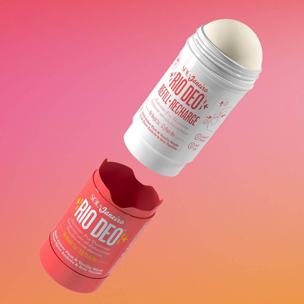 Sol de Janeiro Körperpflegeduft Sol de Janeiro Bom Dia Bright Rio Deodorant Stick 57 g, 1-tlg., Aluminiumfrei, 98 % natürlich, Duft Cheirosa 40, pflegend