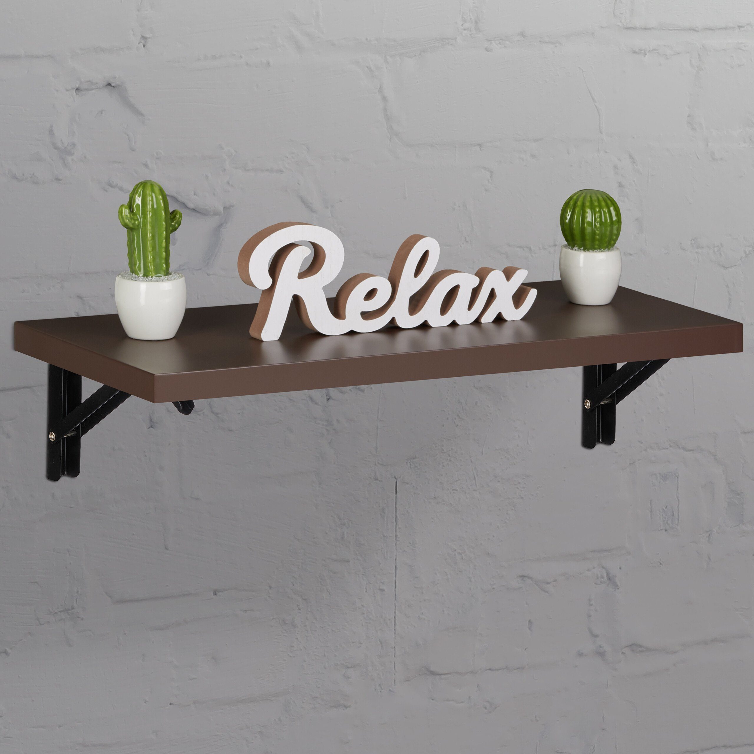 relaxdays Wandregalhalter Klappbare Regalträger 4er Set, günstig online kaufen