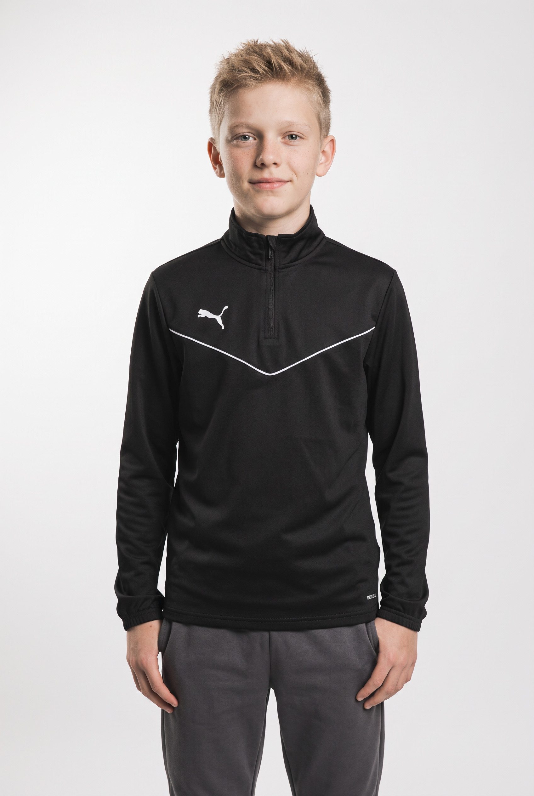 PUMA Langarmshirt TEAMRISE 14 ZIP TOP JR normale Schnittform, Langarm, mit Reißverschluss – Bild 2 von 5