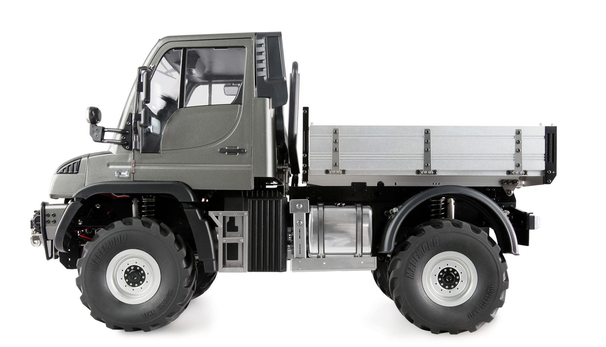 Amewi RC-LKW Amewi RCMercedes-Benz Unimog Geräteträger 4WD 1:10 ARTR anthrazit