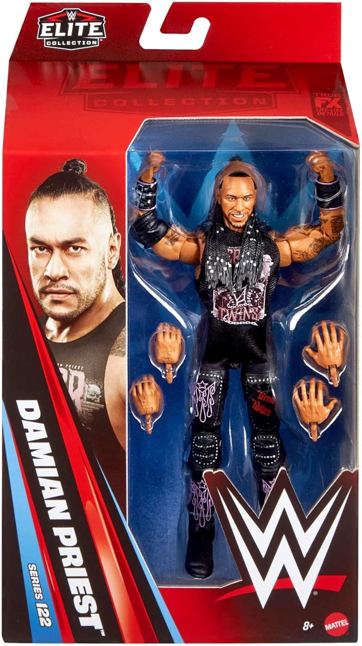Mattel® Actionfigur Mattel WWE Elite Actionfigur Serie #122 Set Damian Priest 8+ JHT53 – Bild 2 von 5