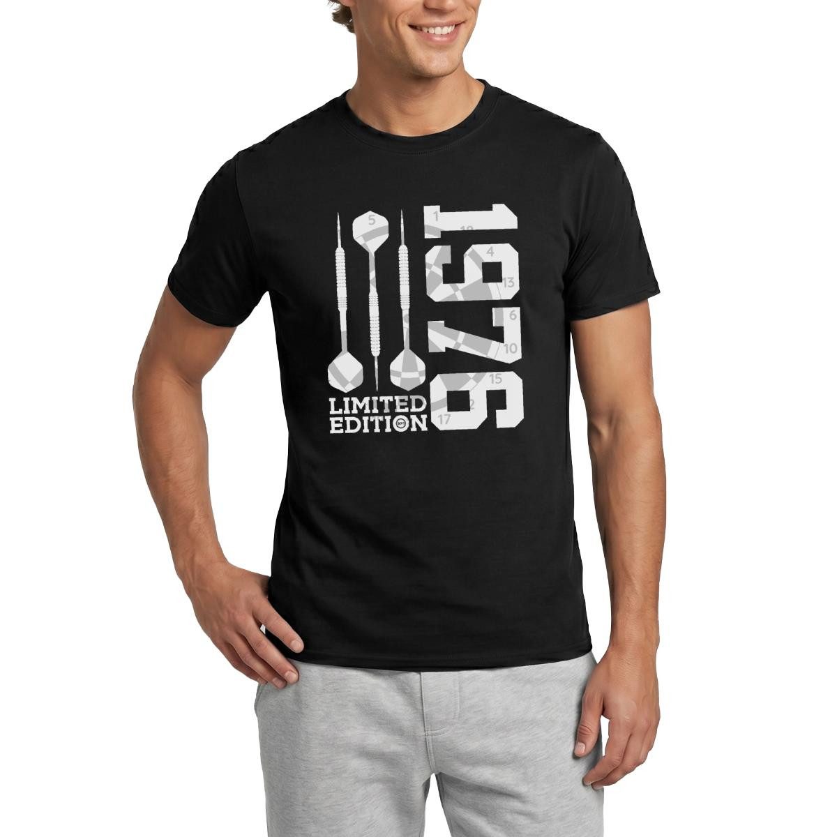 T-Shirt 50. Geburtstag, Limited Edition 1976, Dart Männer T-Shirt