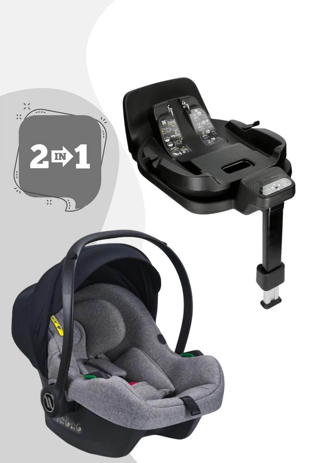 Avionaut Babyschale Cosmo Smart Babyschale inkl. IQ Orbit Base