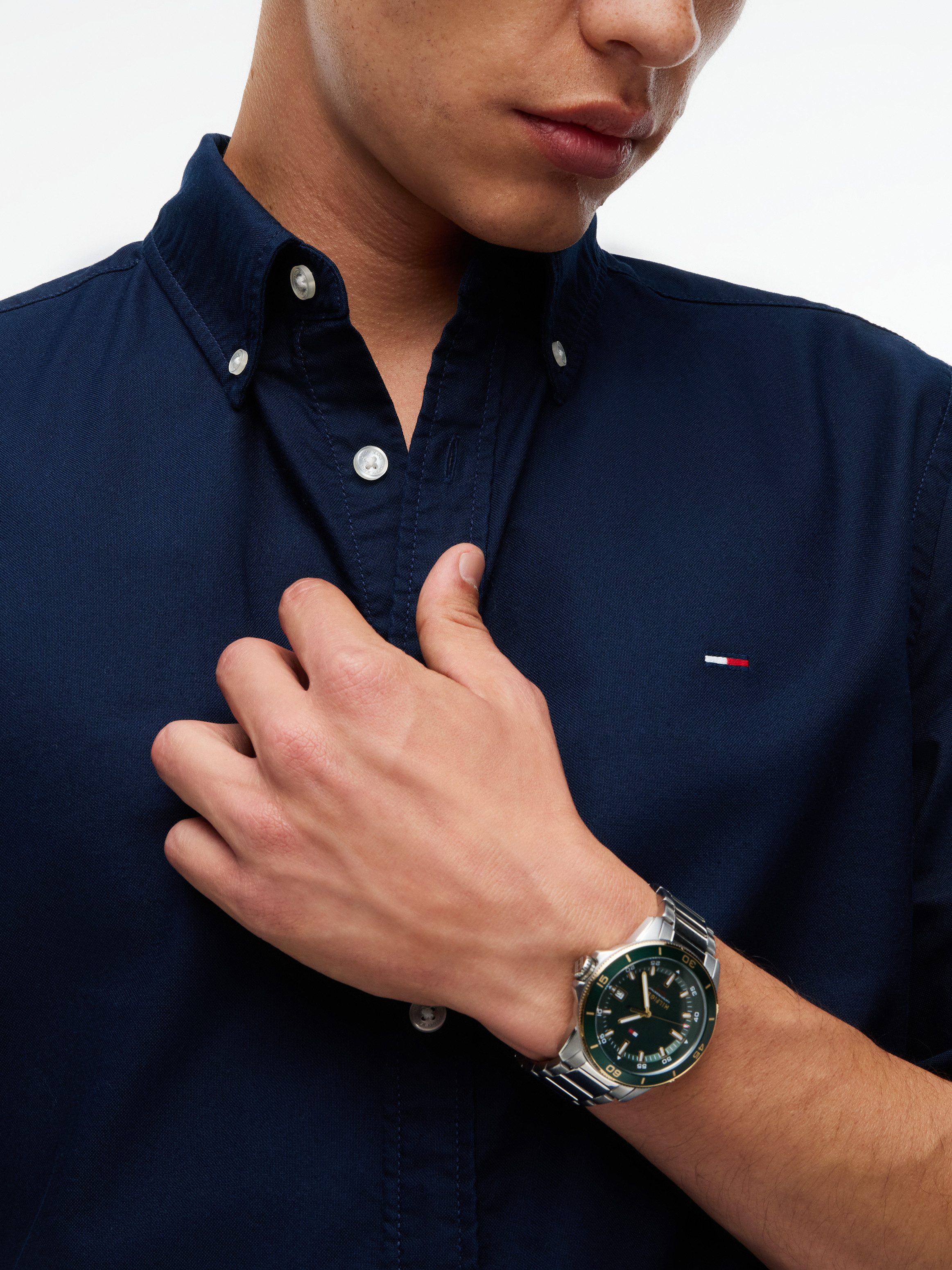 Tommy Jeans Langarmhemd REGULAR OXFORD SHIRT Regular fit mit Button-Down-Kragen – Bild 2 von 5