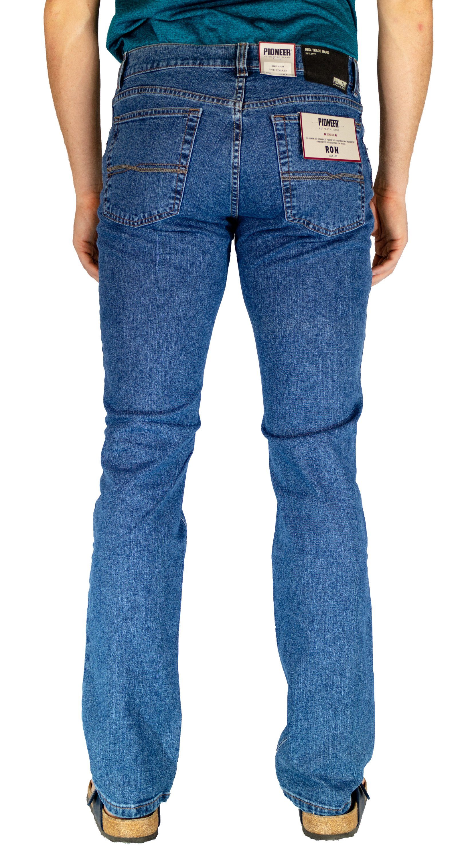 Herren Jeans Pioneer Authentic Jeans 5-Pocket-Jeans PIONEER RON stone 1144 9638.05