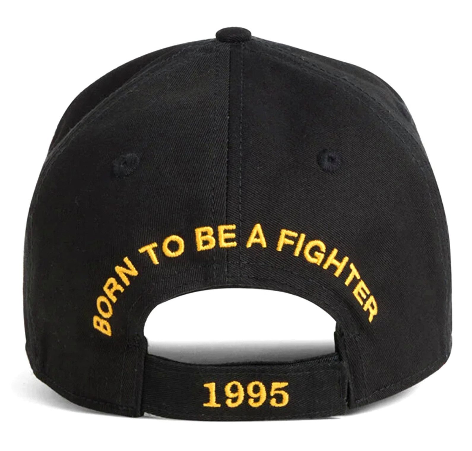 Dsquared2 Baseball Cap Born to be a Fighter Trucker Cap Kappe Mütze Basebalkappe Rückseite: „Born to be a Fighter“ + Jahreszahl 1995