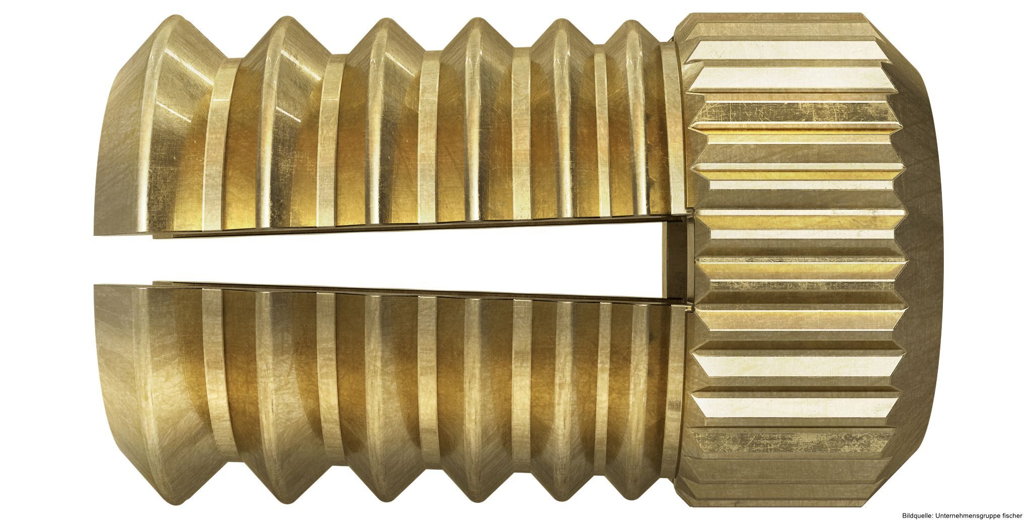 Fischer Messing-Spreizdübel Messingdübel PA 4 M6/13, (5-tlg)