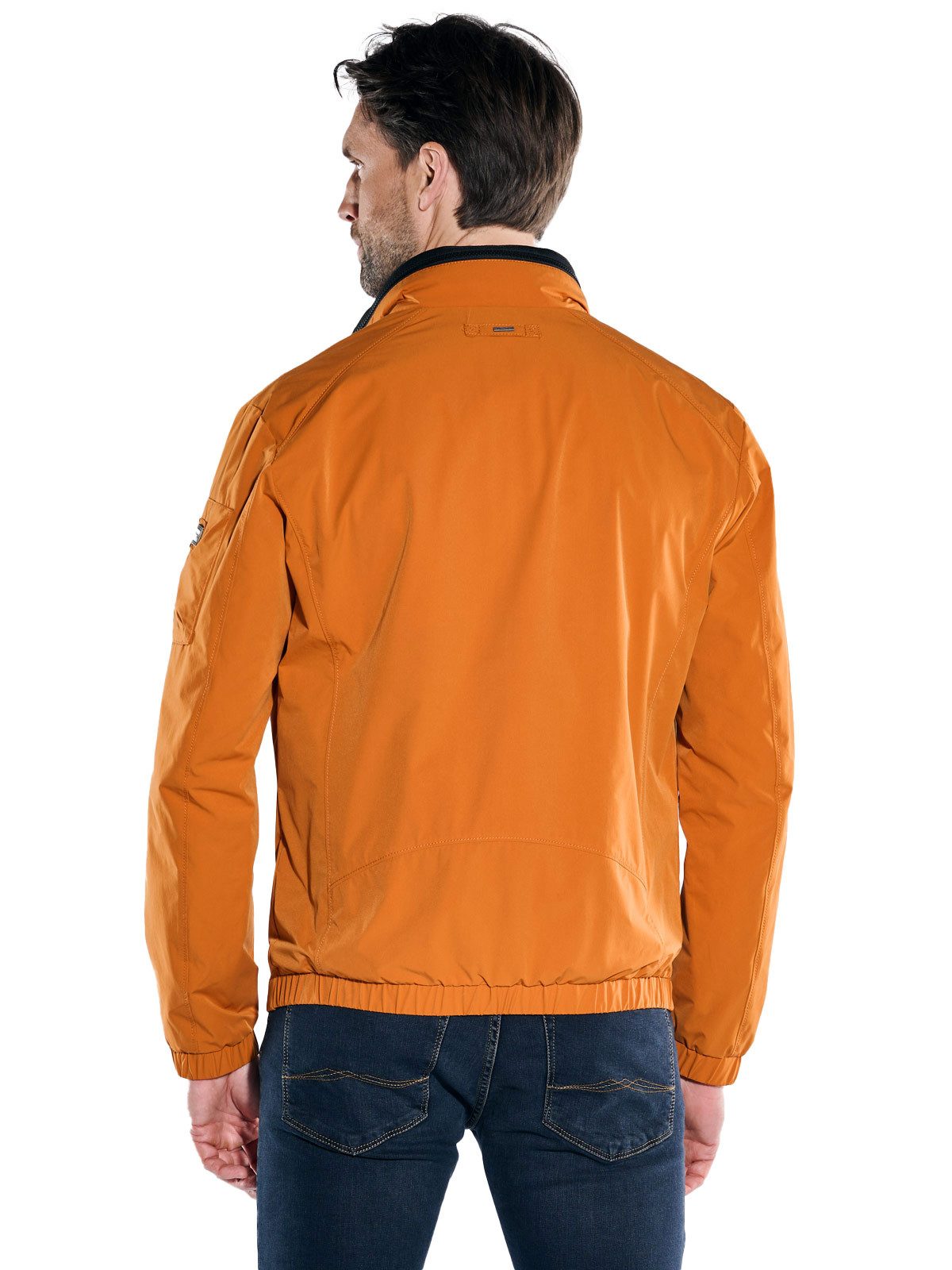 Engbers Kurzjacke Herren Jacke mit eingelassener Kapuze, Dunkelorange