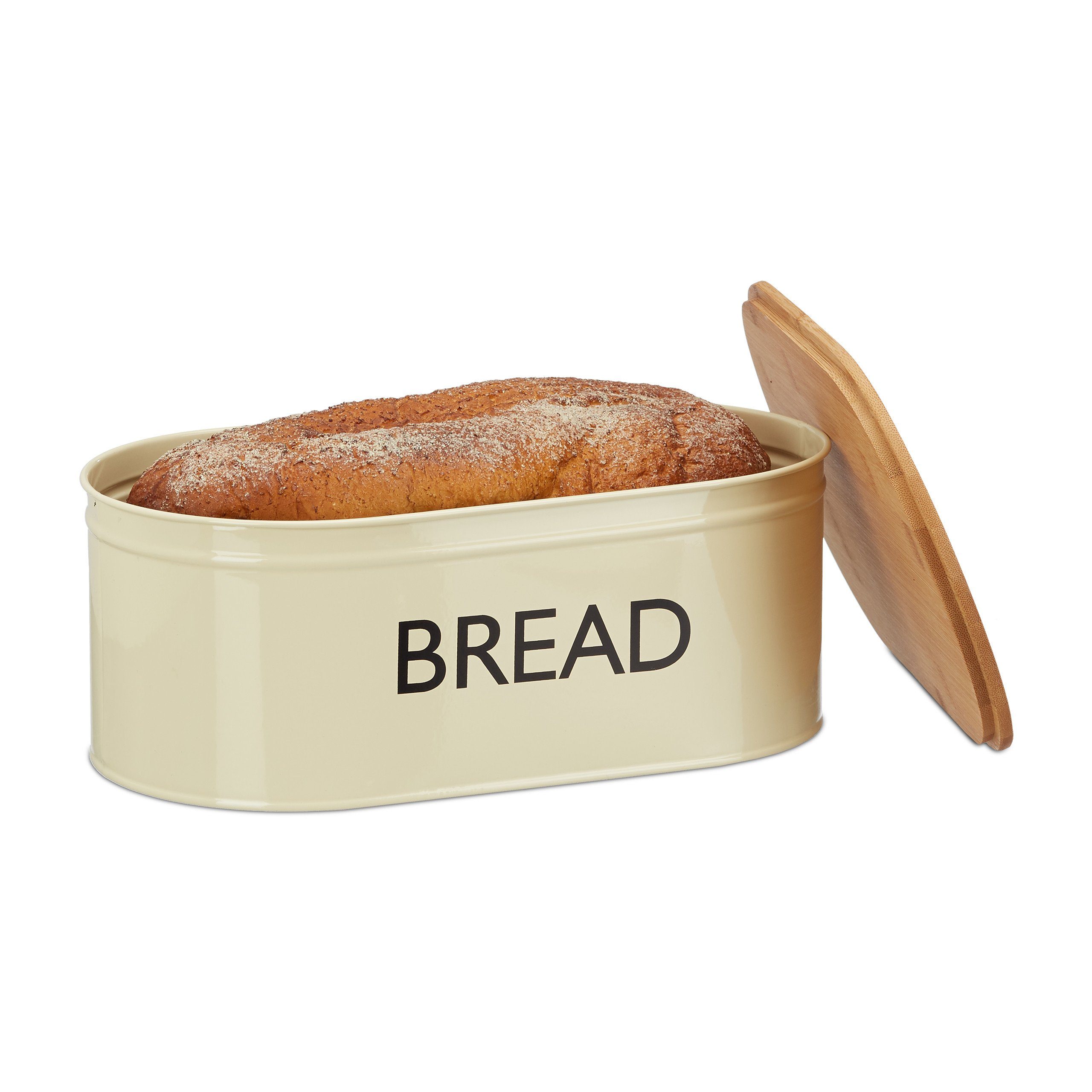 relaxdays Brotkasten Retro XL, Eisen, (1-tlg)