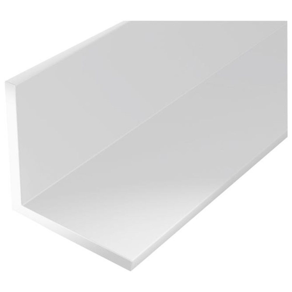 Alberts Multifunktionsschloss Kunststoff-Winkelprofil 2000/25 x 25 mm weiß