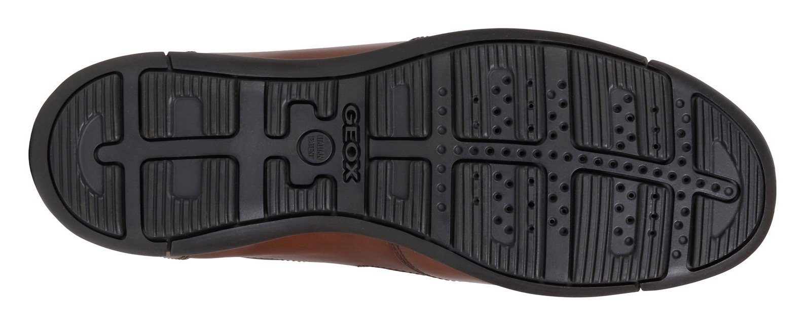 Geox Edgeware Sneaker Schnrüschuh, Business Schuh mit Lederfutter