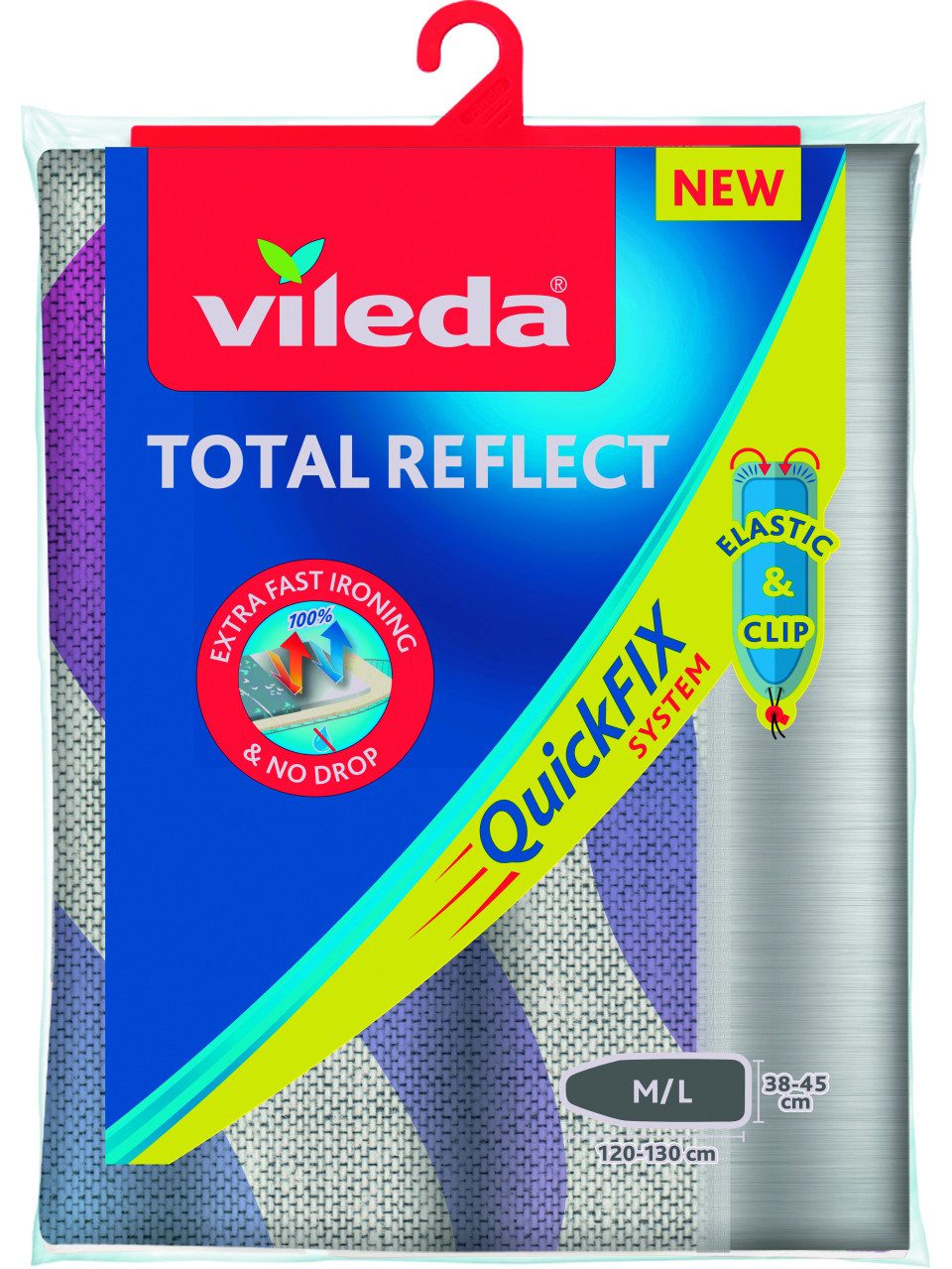 Vileda Bügelbrett Vileda Bügeltischbezug für Total Reflect Plus