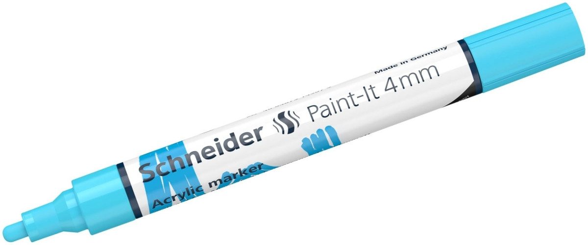 SCHNEIDER Permanentmarker Acrylmarker Paint-It 320 4mm pastell blau