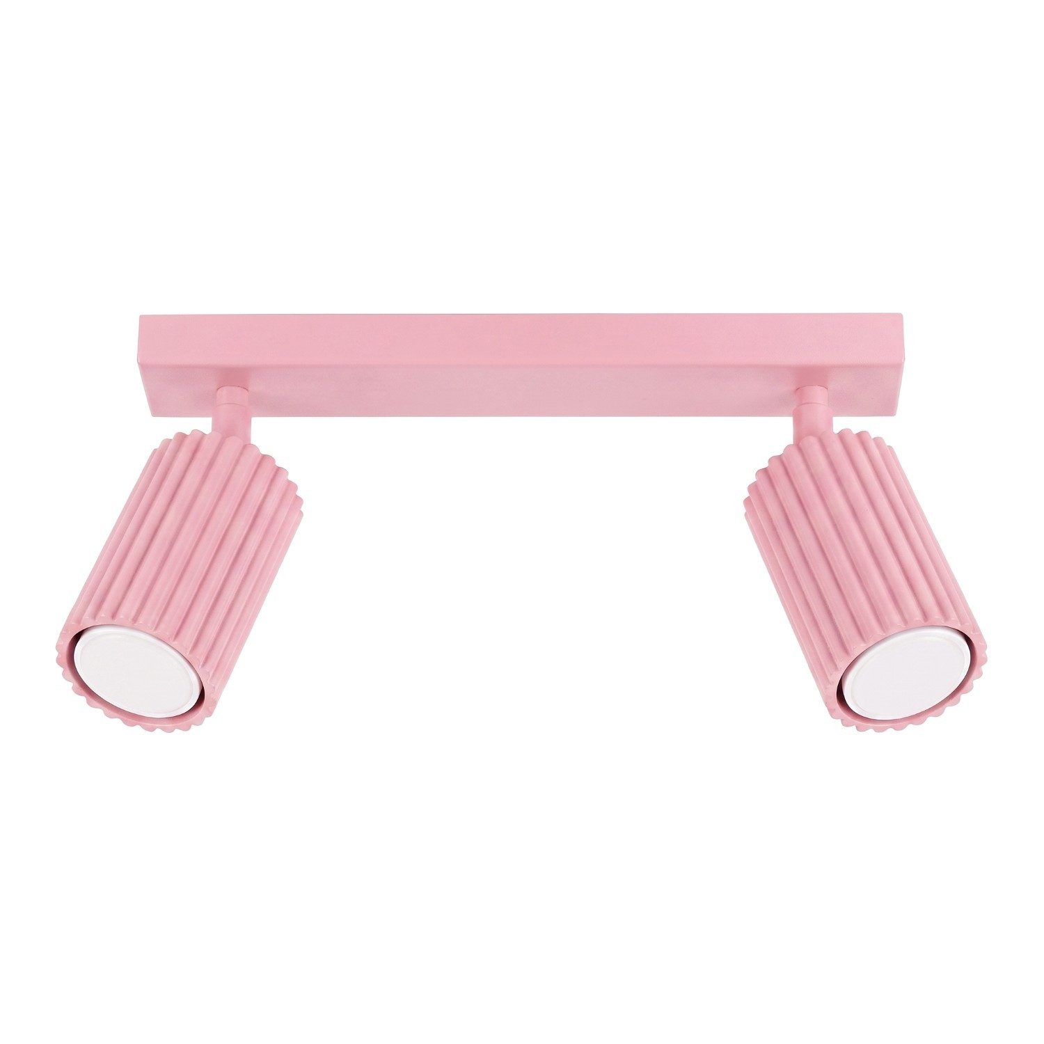 SOLLUX lighting Deckenleuchte Deckenleuchte KARBON 2 rosa, Nicht enthalten