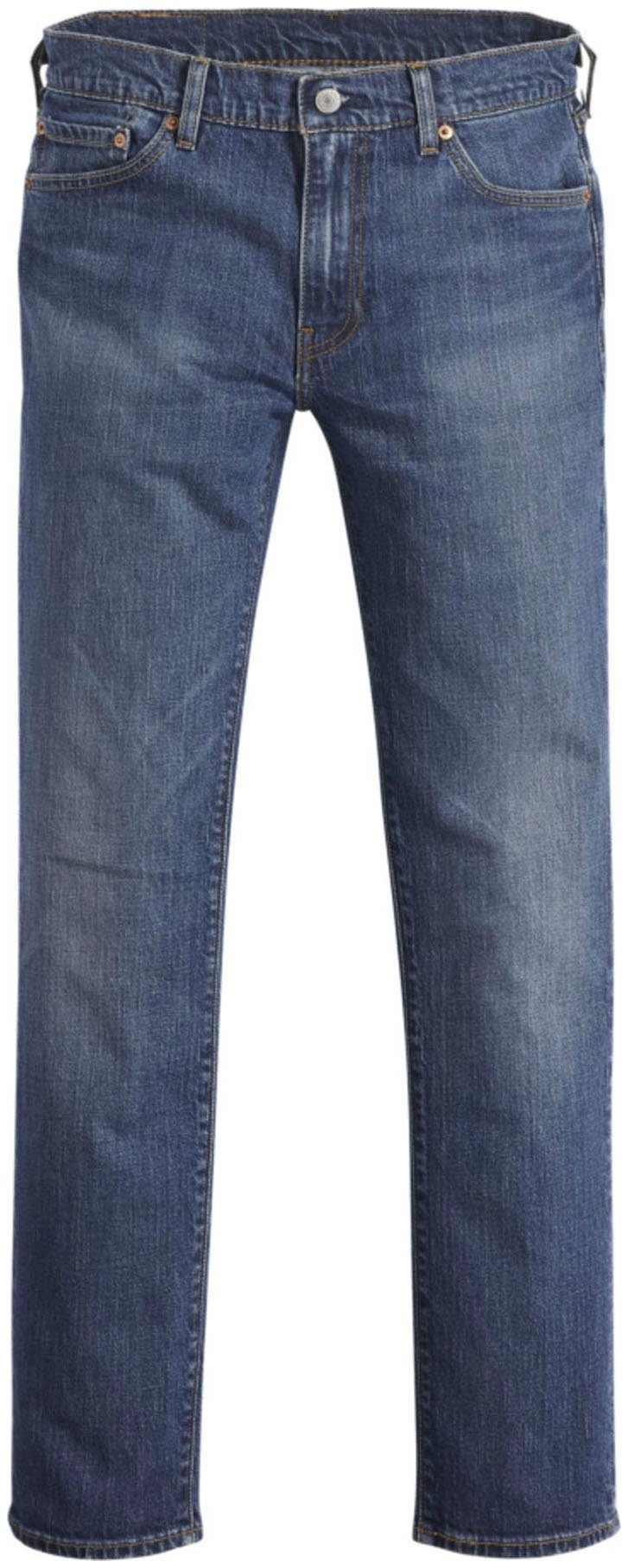 einen TAPER MEDIUM INDIGO Look B&T Tapered-fit-Jeans Plus für WORN Levi's® lässigen 502 IN