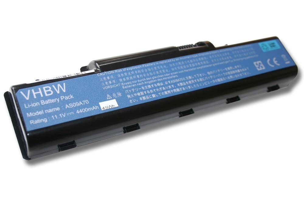 vhbw kompatibel mit Acer Aspire 5732Z-4867, AS5517-5661 Laptop-Akku Li-Ion 4400 mAh (11,1 V)