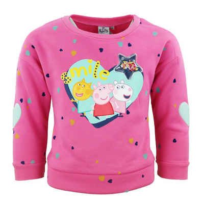 Peppa Pig Rundhalspullover Peppa Pig Wutz Kinder Pullover Sweater Pulli Gr. 98 bis 116