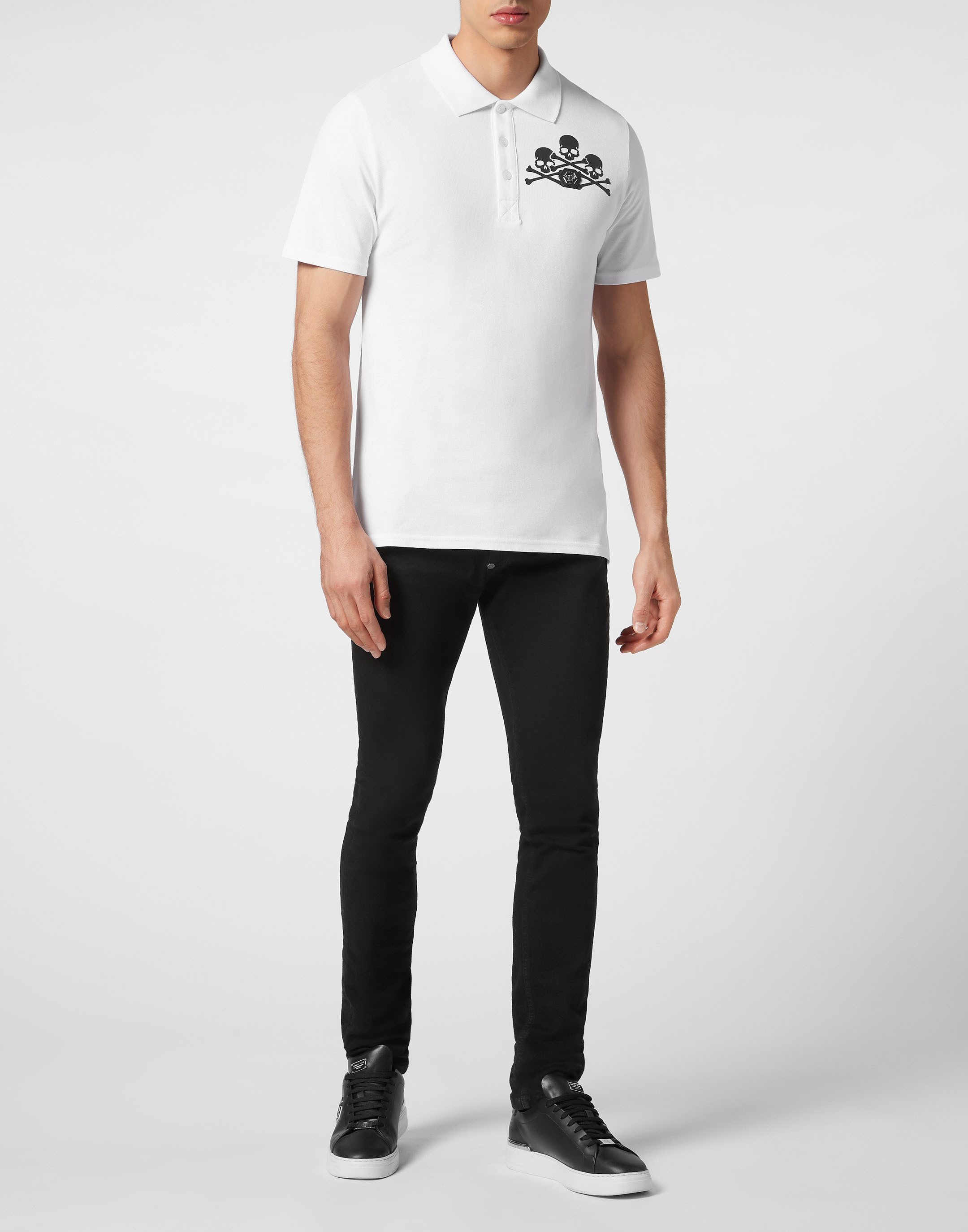 PHILIPP PLEIN Poloshirt Skull