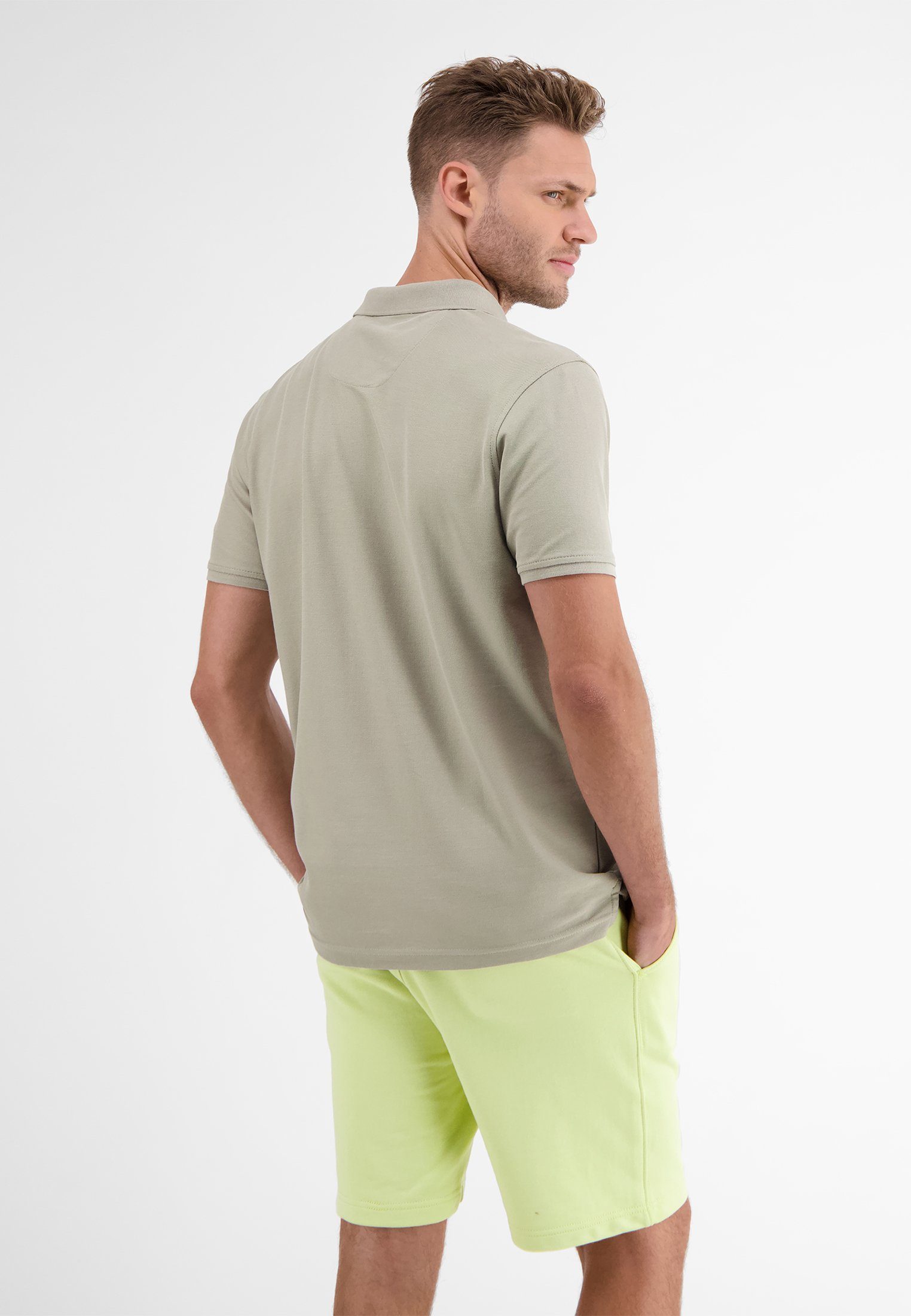 SOFT *Cool in STONE Poloshirt LERROS LERROS Klassischer & Piquéqualität Dry* Polostyle