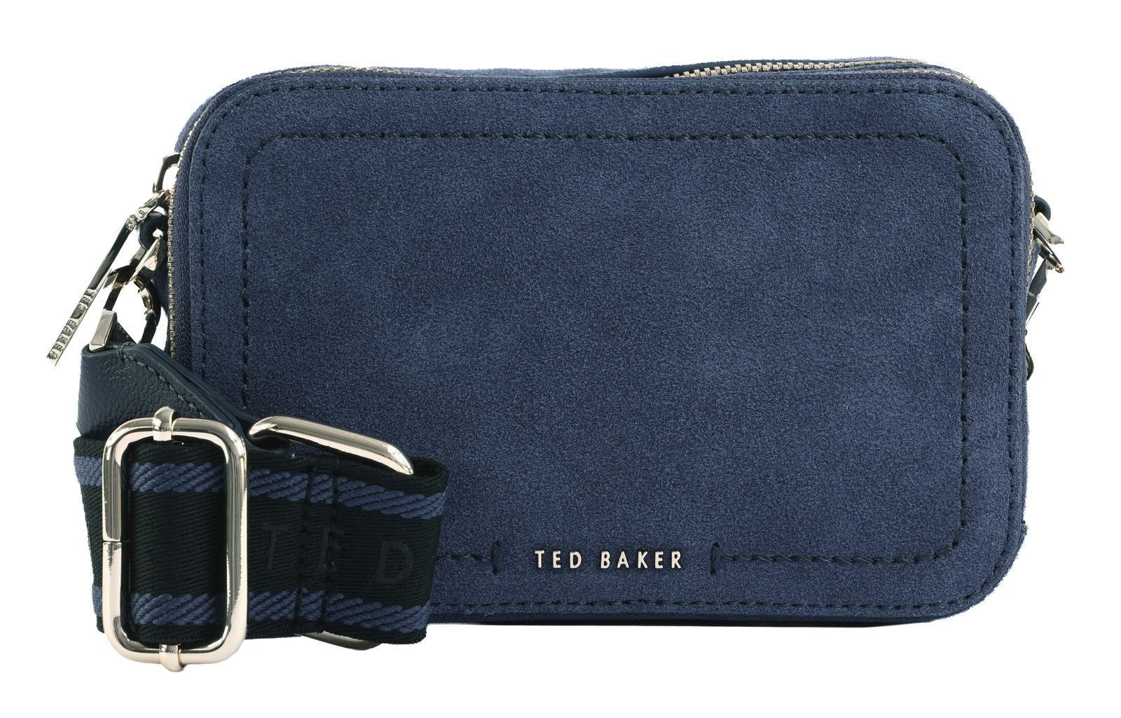 Ted Baker Umhängetasche Webbing Suede Crossbody Camera Bag, aus echtem Leder
