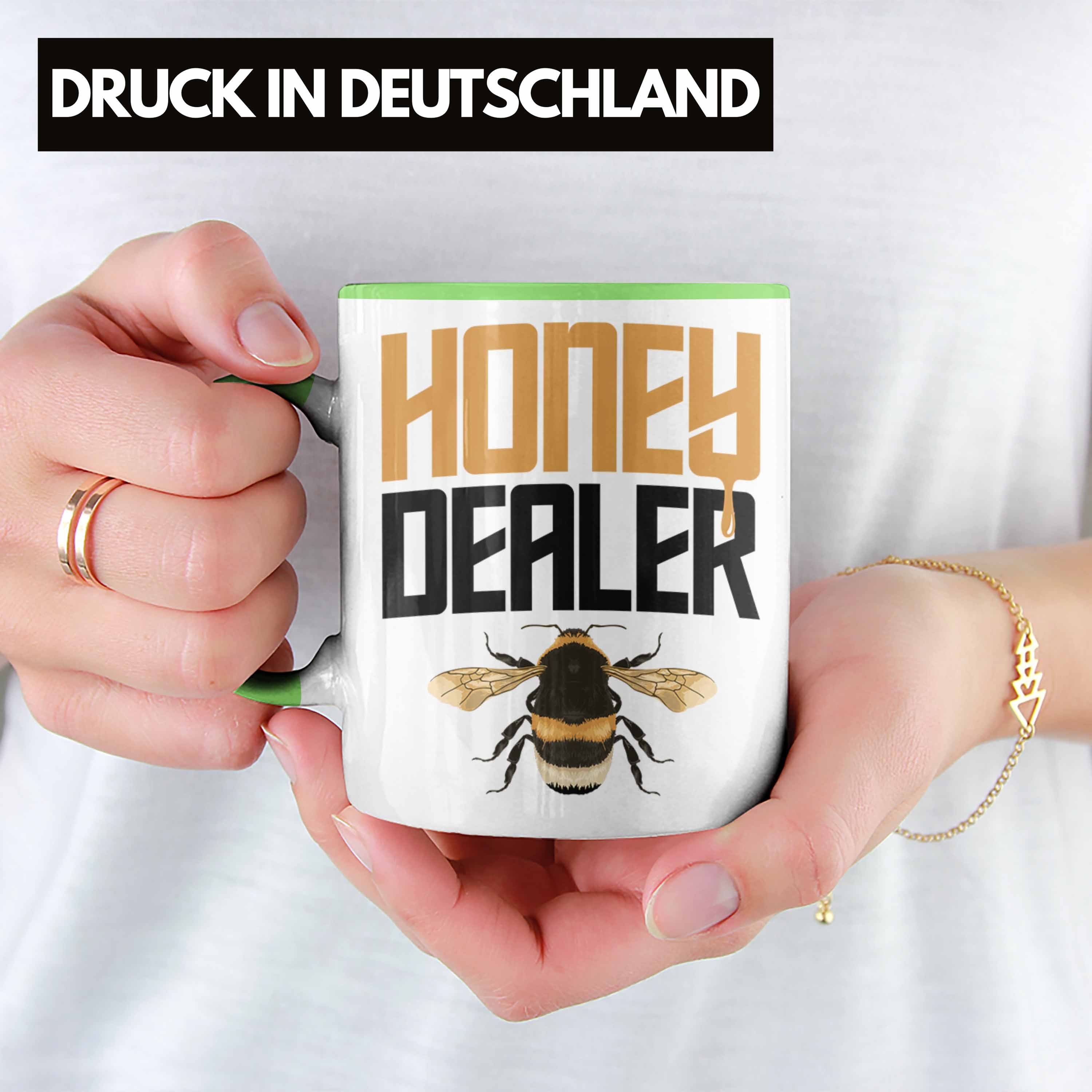 Grün Trendation Zuebhör Dealer Bienenzucht Kaffeetasse Tasse Honig Imker Geschenkideen - Geschenk Bienenzüchter Bienen Trendation Tasse