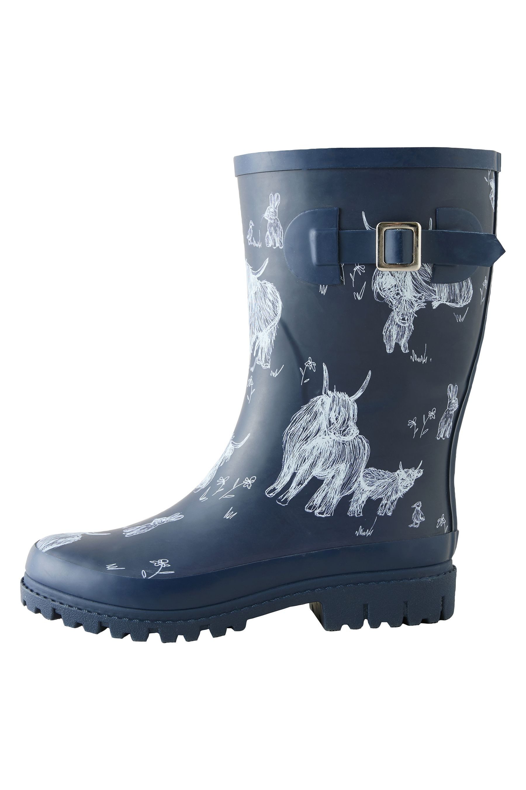 Next Wadenhohe Gummistiefel, Hochlandrind Hamish Gummistiefel (1-tlg)