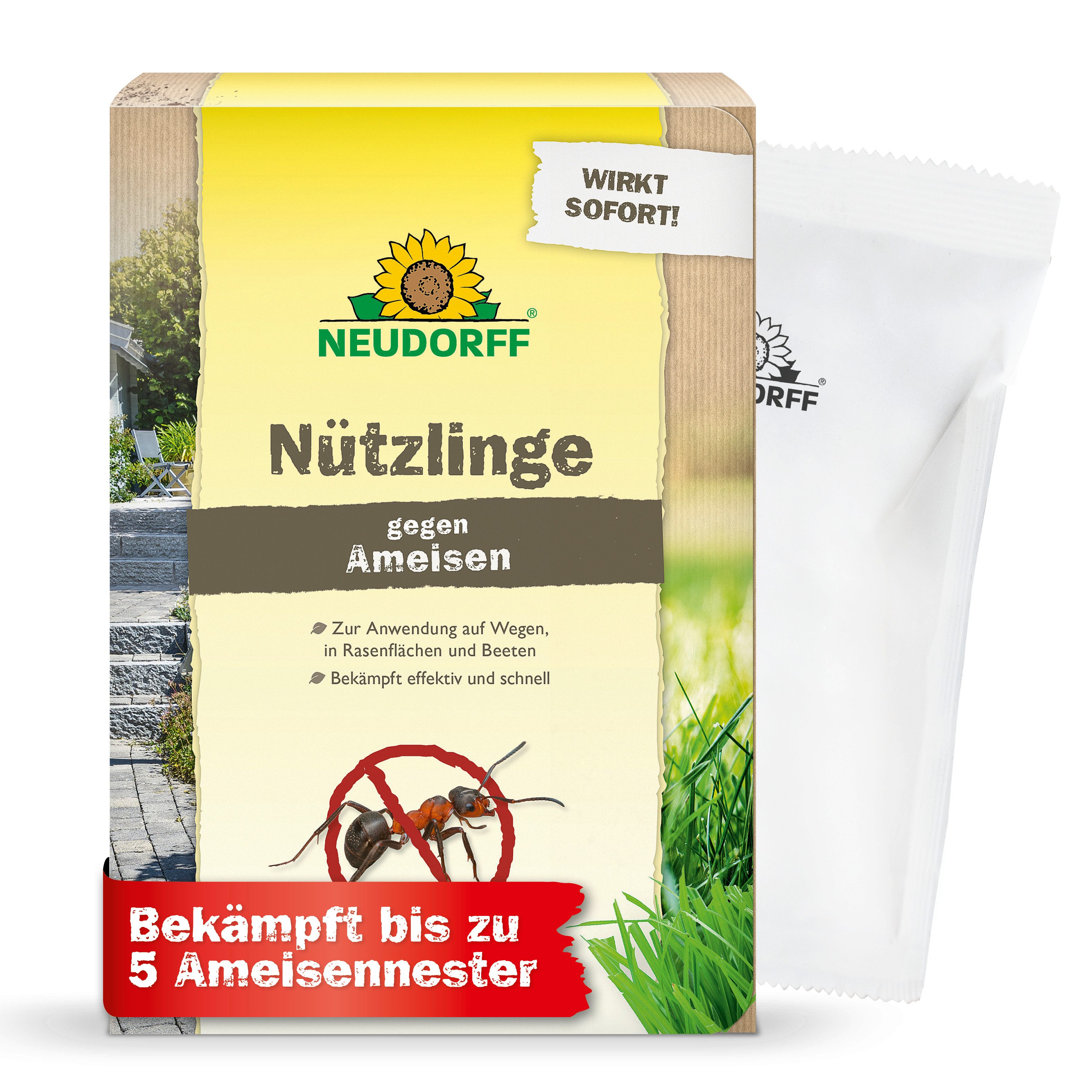 Neudorff Nematoden Nützlinge gegen Ameisen SF-Nematoden, 5 Mio. SF-Nematoden zur gezielten Bekämpfung von Ameisen