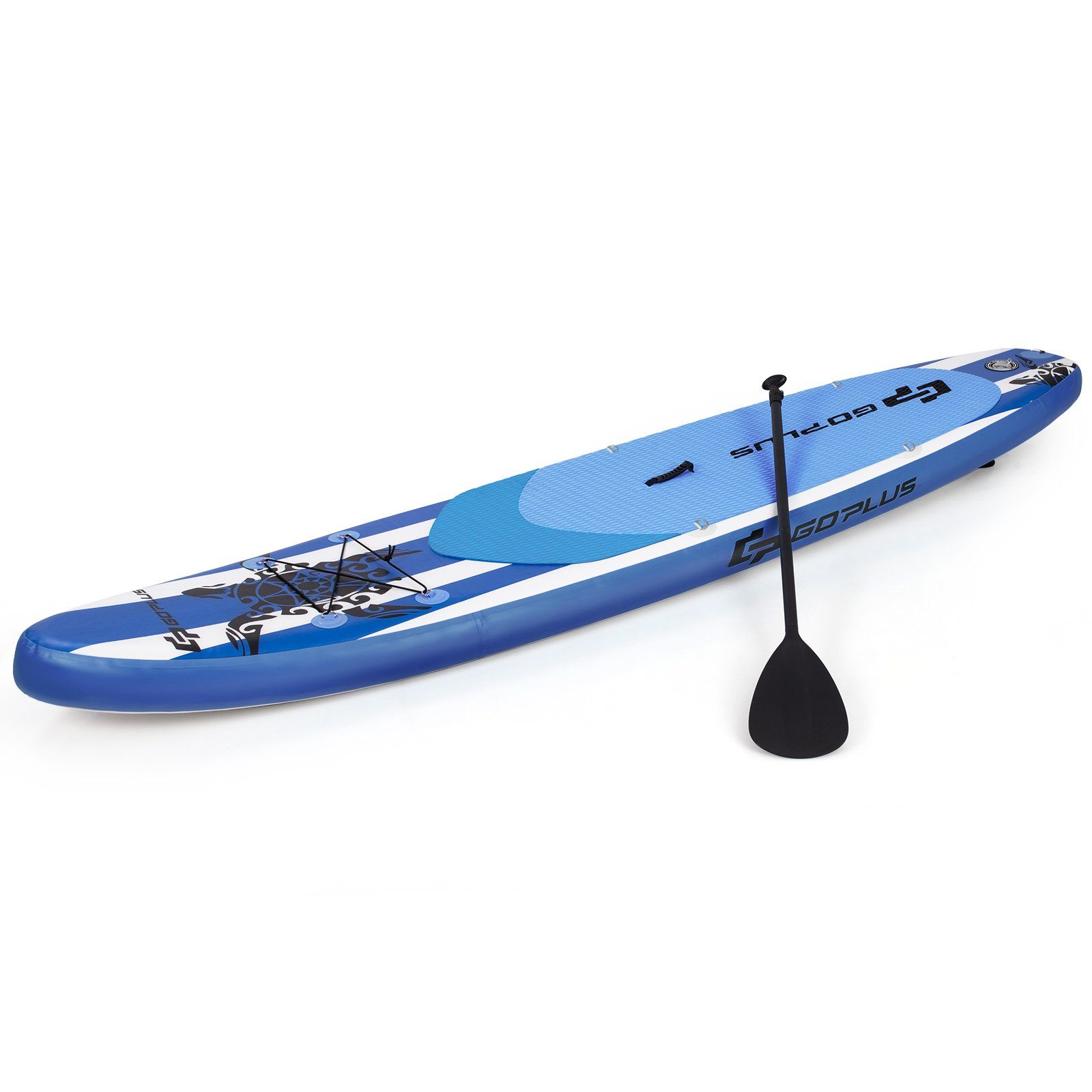 COSTWAY SUP-Board Stand mit Board, 150kg bis blau Sitz, Paddling Up