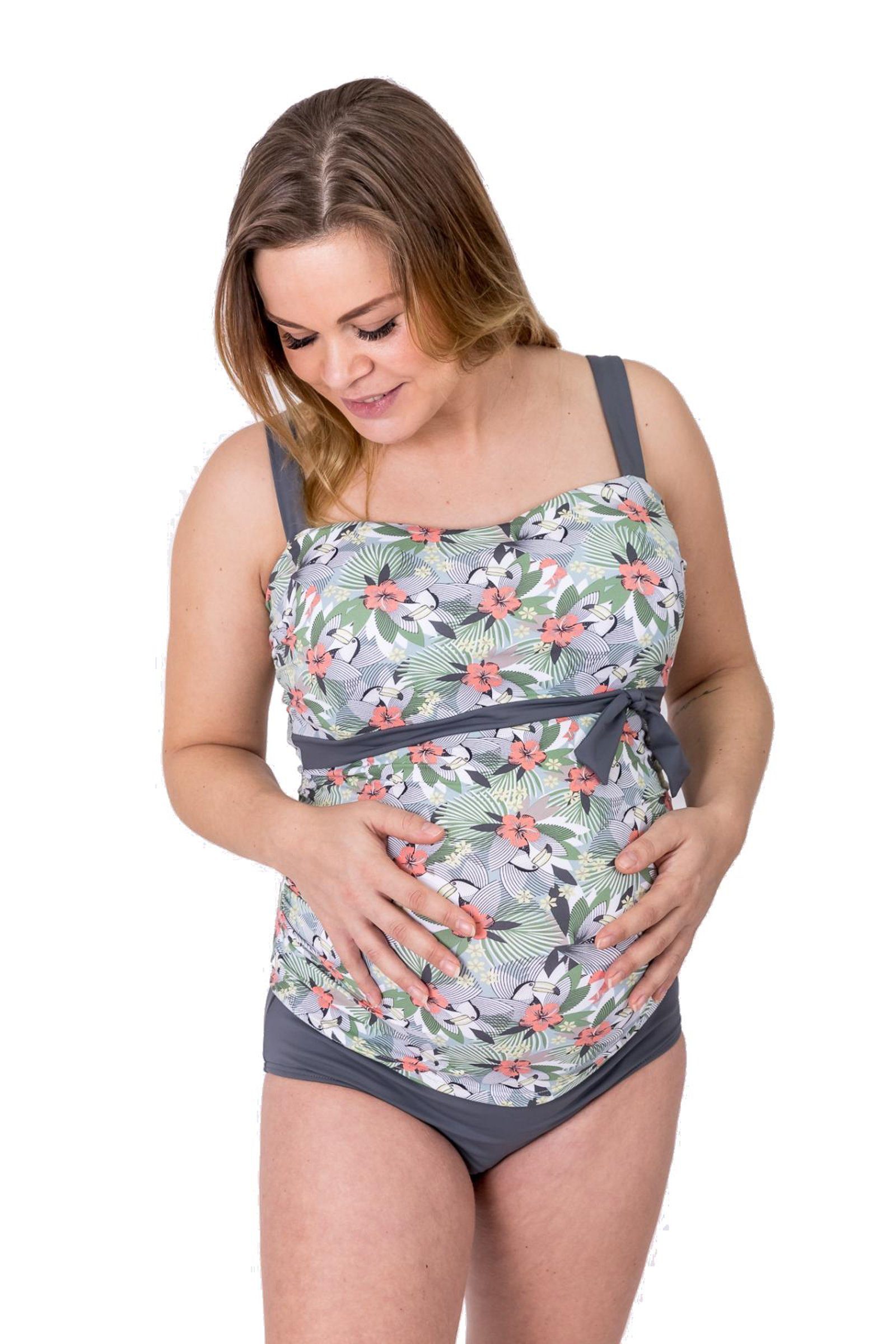 petit amour Umstands-Tankini ALENA_Tukan Bademode schwanger F/G Cup Bügel maternity swimwear (Set, 2-St., Tankinitop & Bikinislip) Design made in Germany, stylish & bequem & langlebig