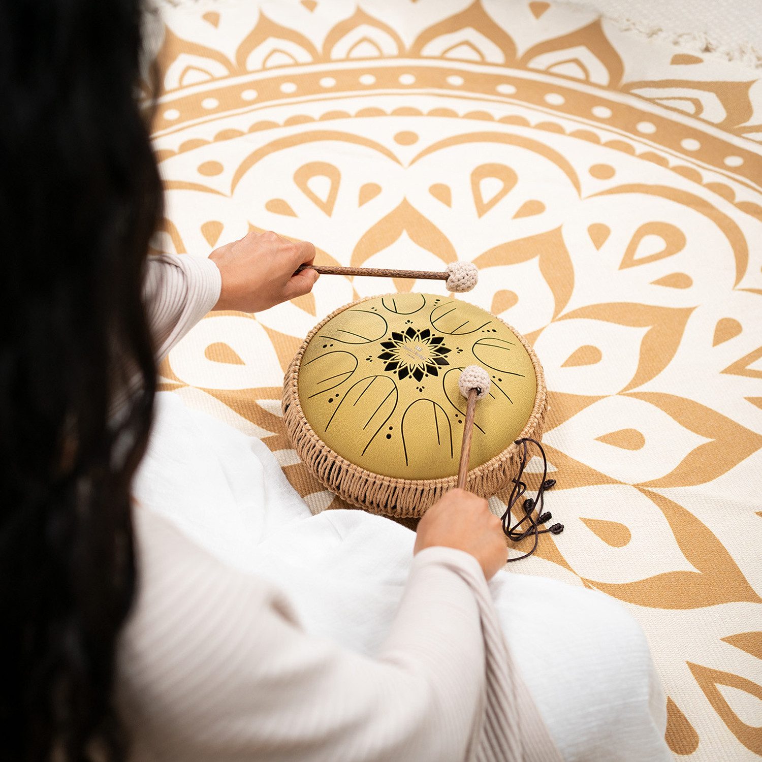 Meinl Sonic Energy Steel Tongue Drum Meinl Sonic Energy MOSTD3G Tongue Drum C-Dur 8 Töne,C-Dur, 8 Töne, Medium, Stimmung: 432 Hz