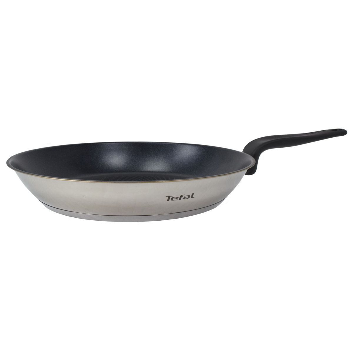 Tefal Bratpfanne Tefal Bratpfanne Ø28cm Titanium-Antihaftbeschichtung Pfanne Edelstahl, Edelstahl, Titanium-Antihaftbeschichtung