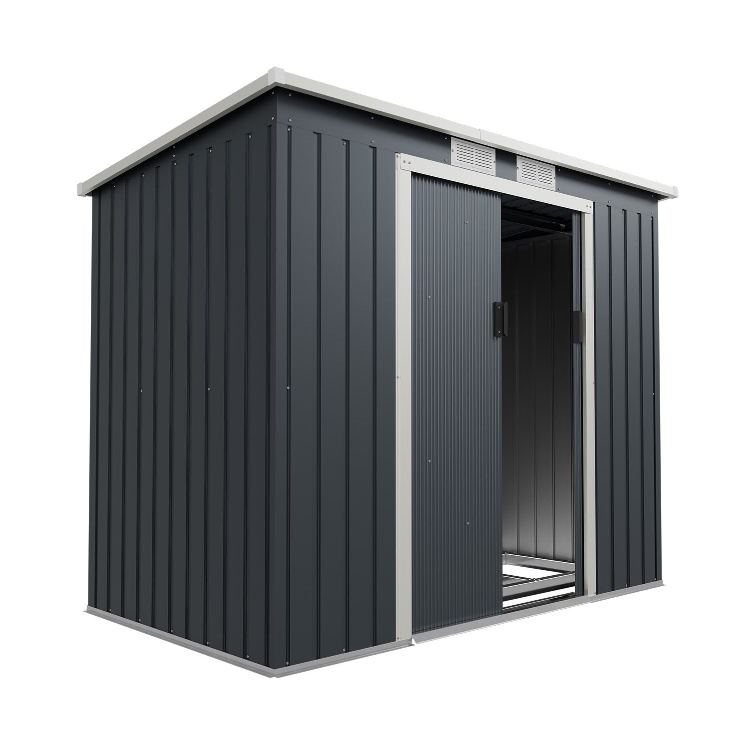 Juskys Gartenhaus M, mit Pultdach, Schiebetür, günstig online kaufen