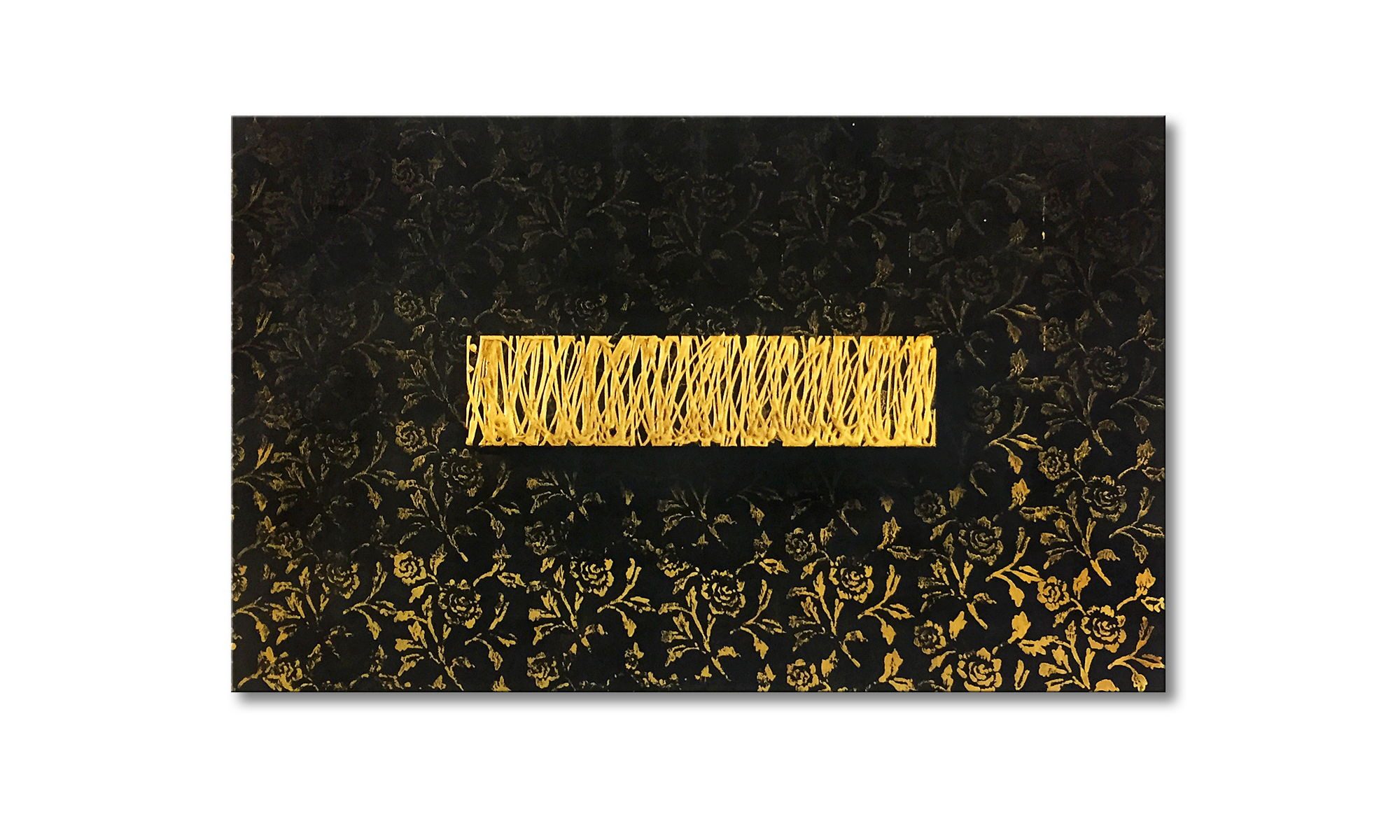 WandbilderXXL Gemälde Eldorado 120 x 75 cm, Abstraktes Gemälde, handgemaltes Unikat