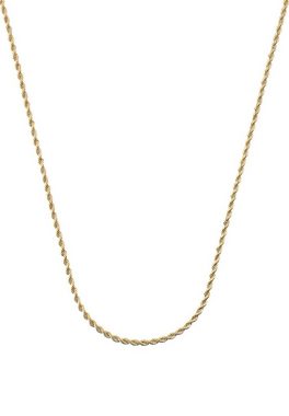 Elli Premium Kette ohne Anhänger Kordelkette Gedreht 2,1 mm Collier Gelbgold 333