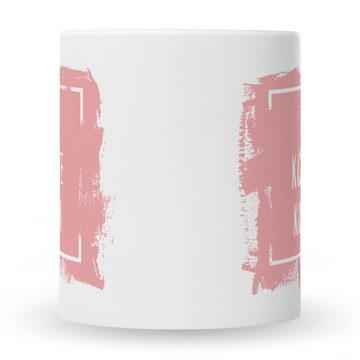 GRAVURZEILE Tasse mit Spruch - "Ich könnte Kotzen", Keramik, Farbe: Weiß