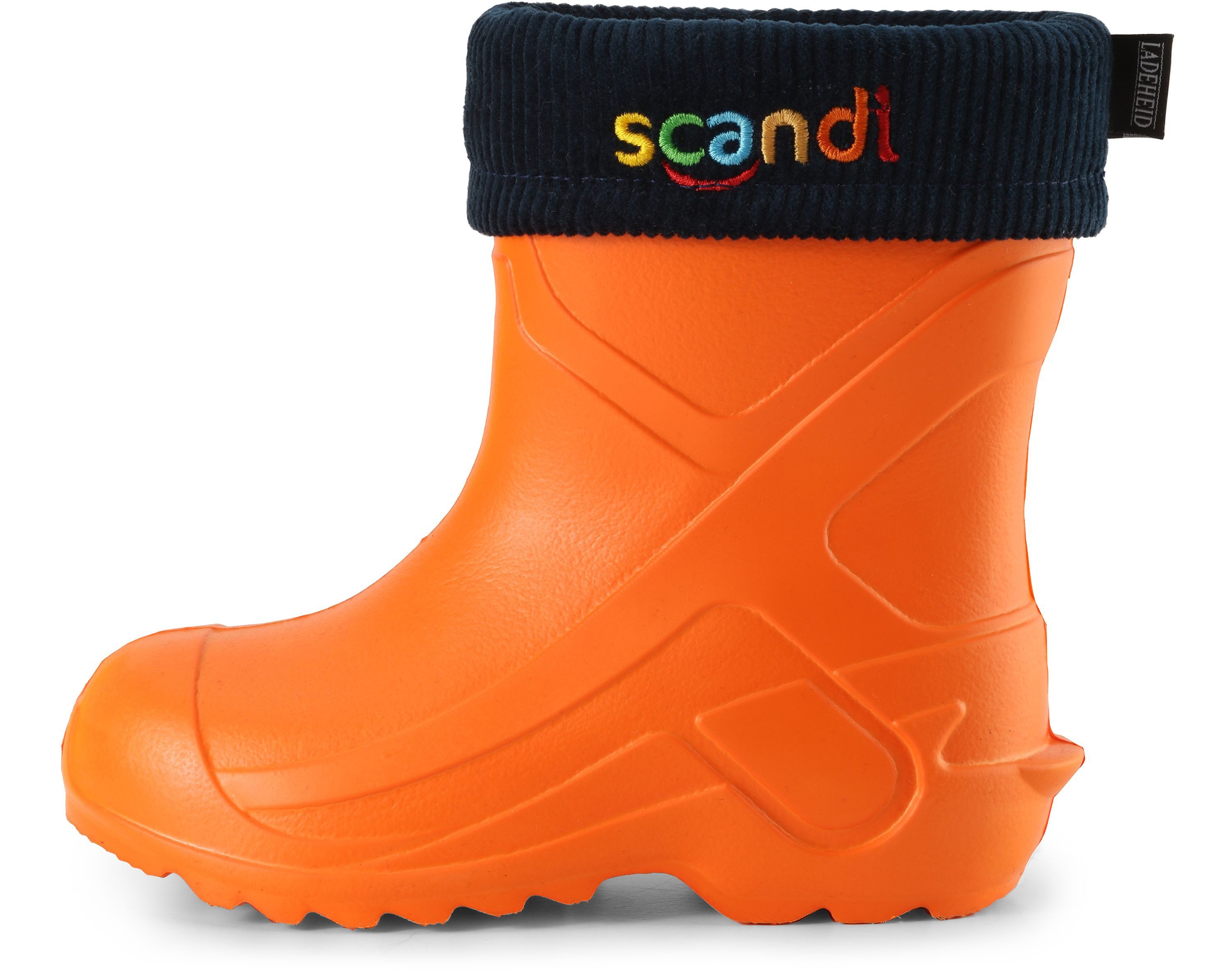 Ladeheid Kinder federleichte EVA Thermo Regenschuhe gefüttert LA-763 Gummistiefel