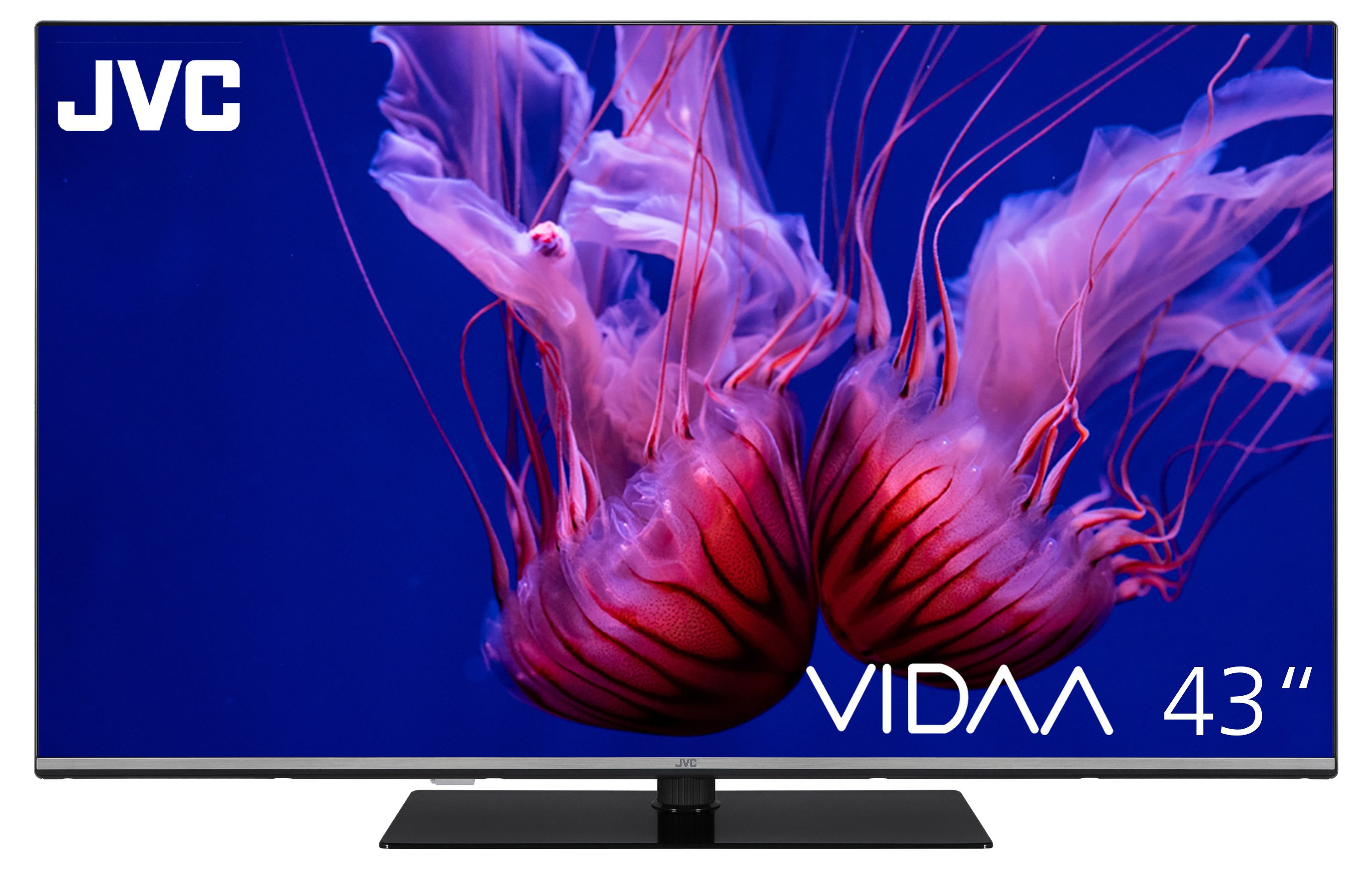 JVC LT-43VDQ6555 QLED-Fernseher (108 cm/43 Zoll, 4K Ultra HD, VIDAA Smart TV, VIDAA Smart TV, HDR Dolby Vision, Triple-Tuner, 6 Monate HD)