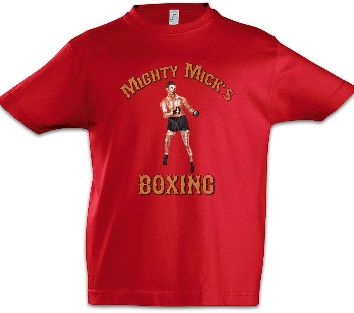 Print-Shirt Mighty Mick's Boxing I Kinder T-Shirt Tommy Gym Rock Haven Adrian